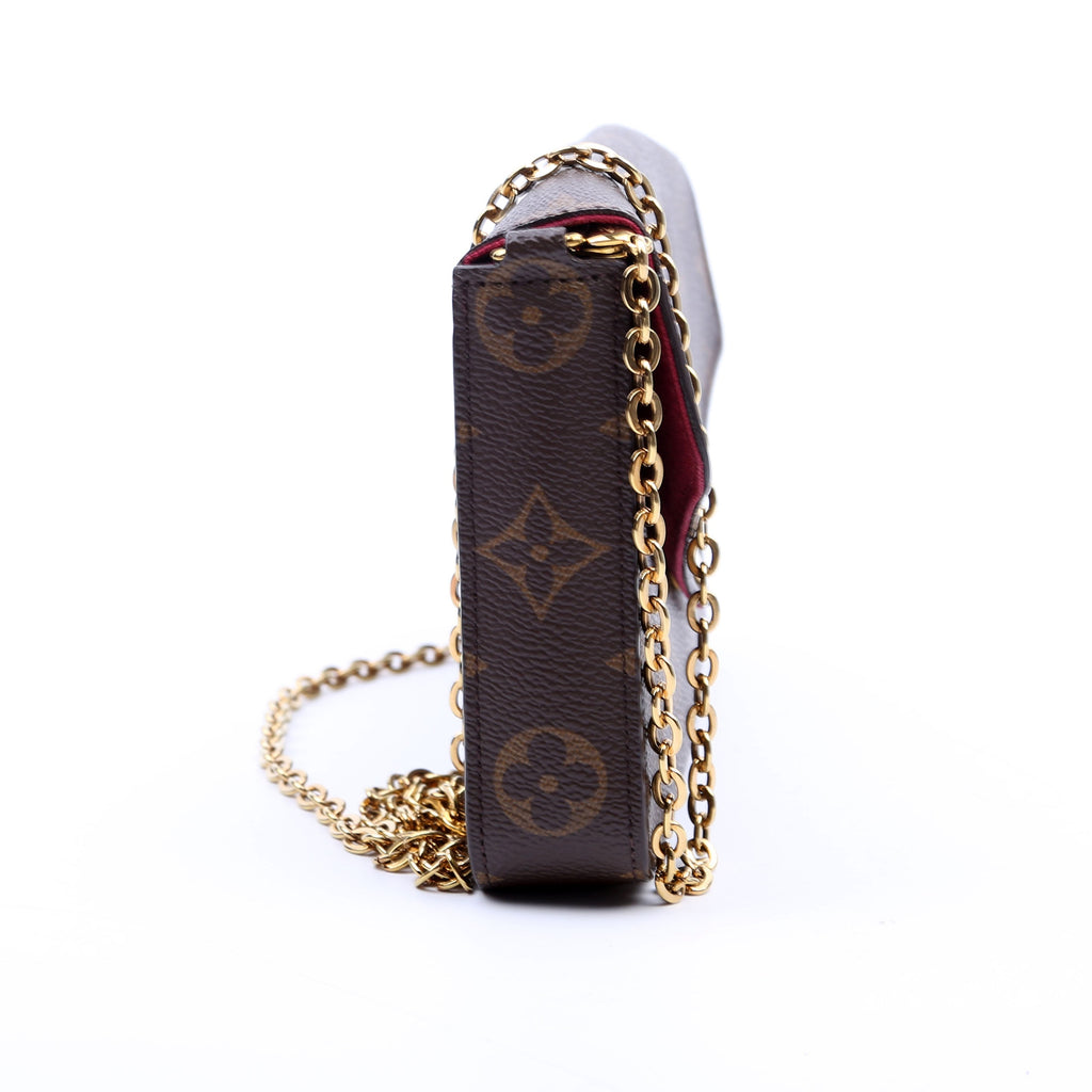 Pochette Felicie Monogram Berry