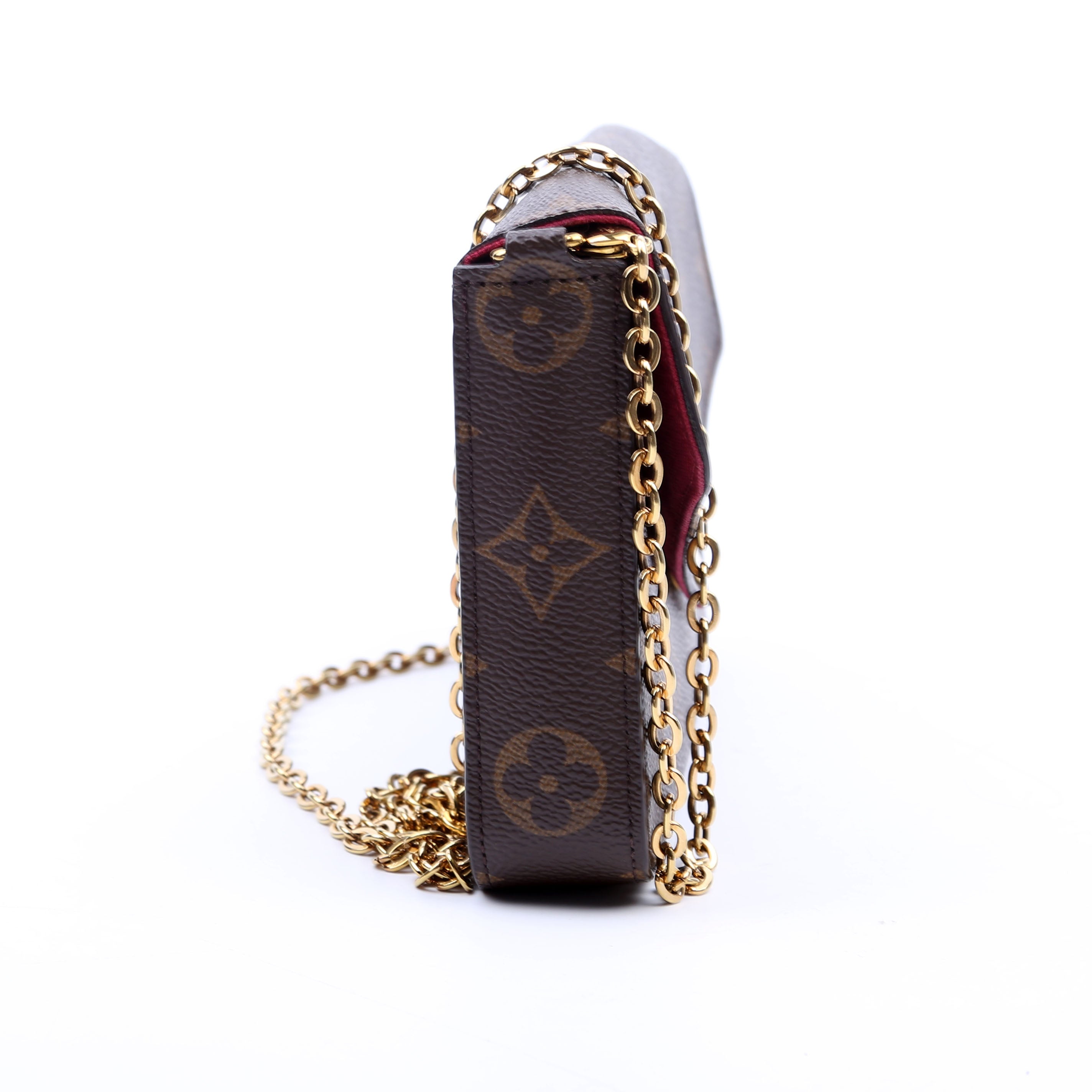 Pochette Felicie Monogram Berry