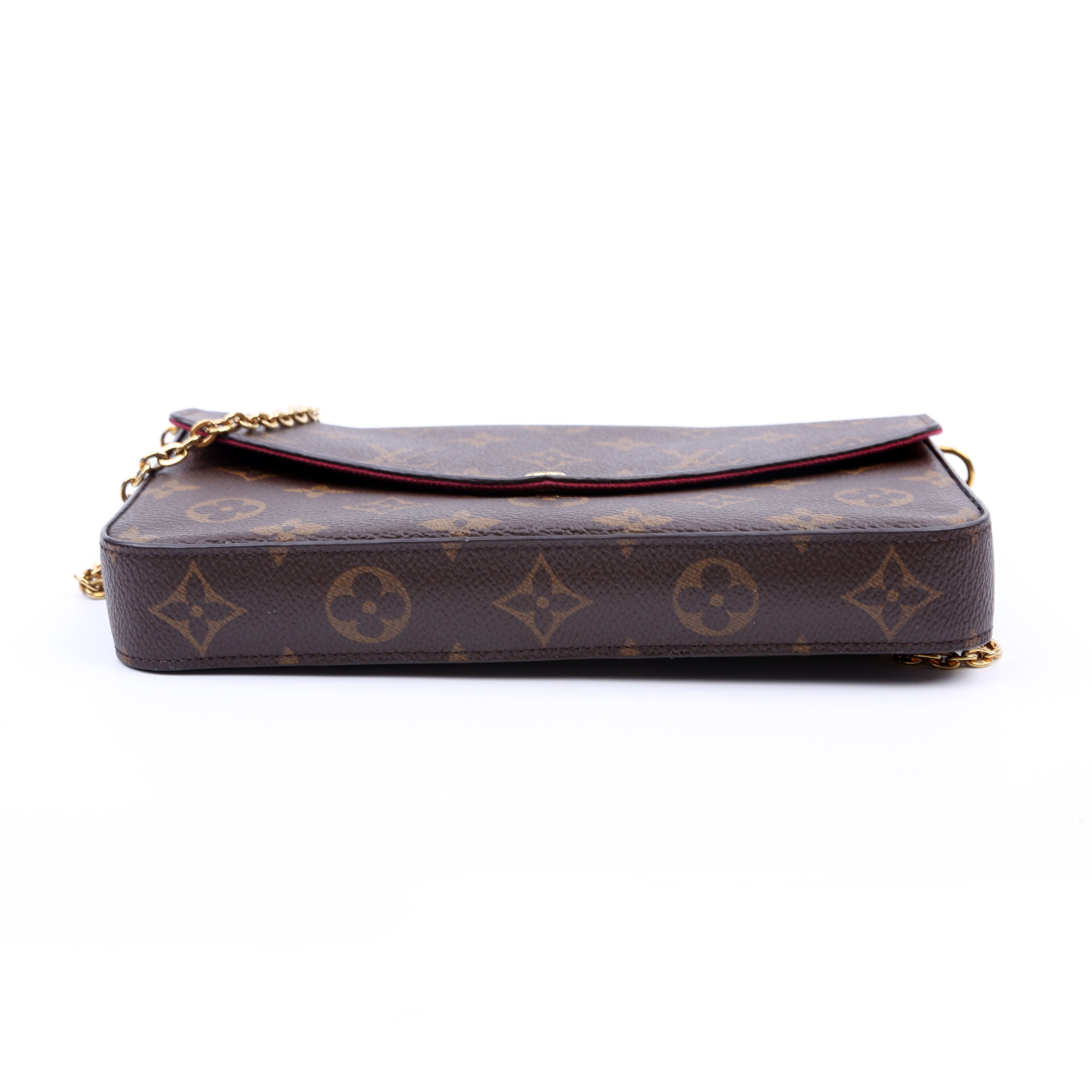 Pochette Felicie Monogram Berry