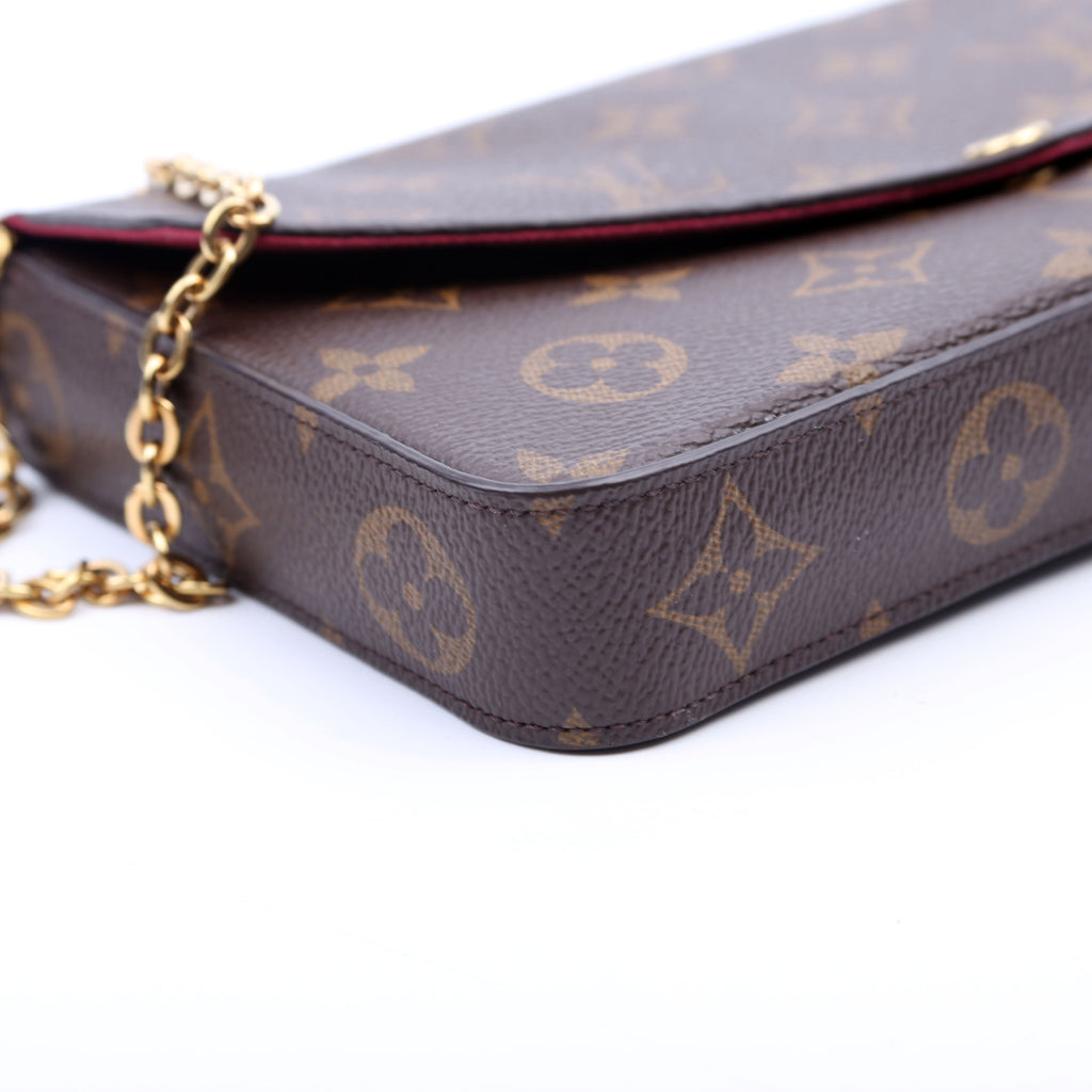 Pochette Felicie Monogram Berry