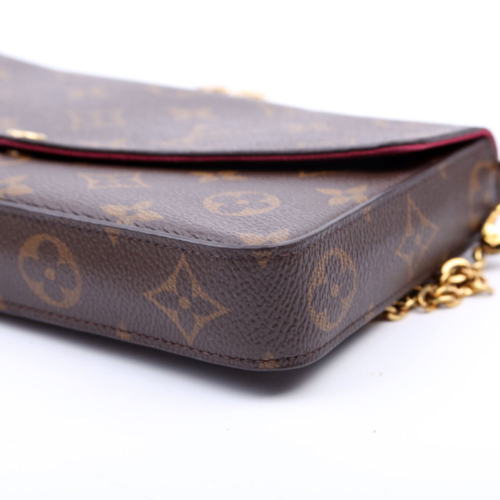 Pochette Felicie Monogram Berry