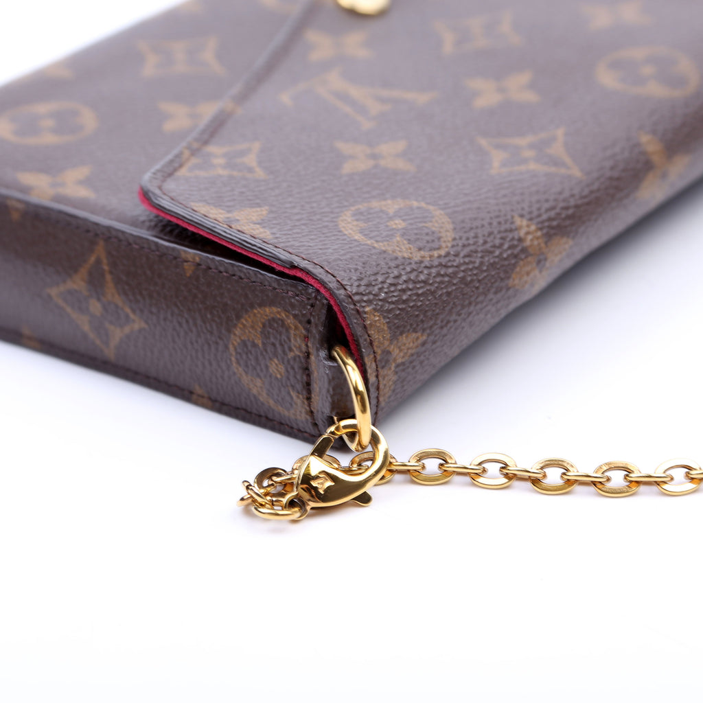 Pochette Felicie Monogram Berry