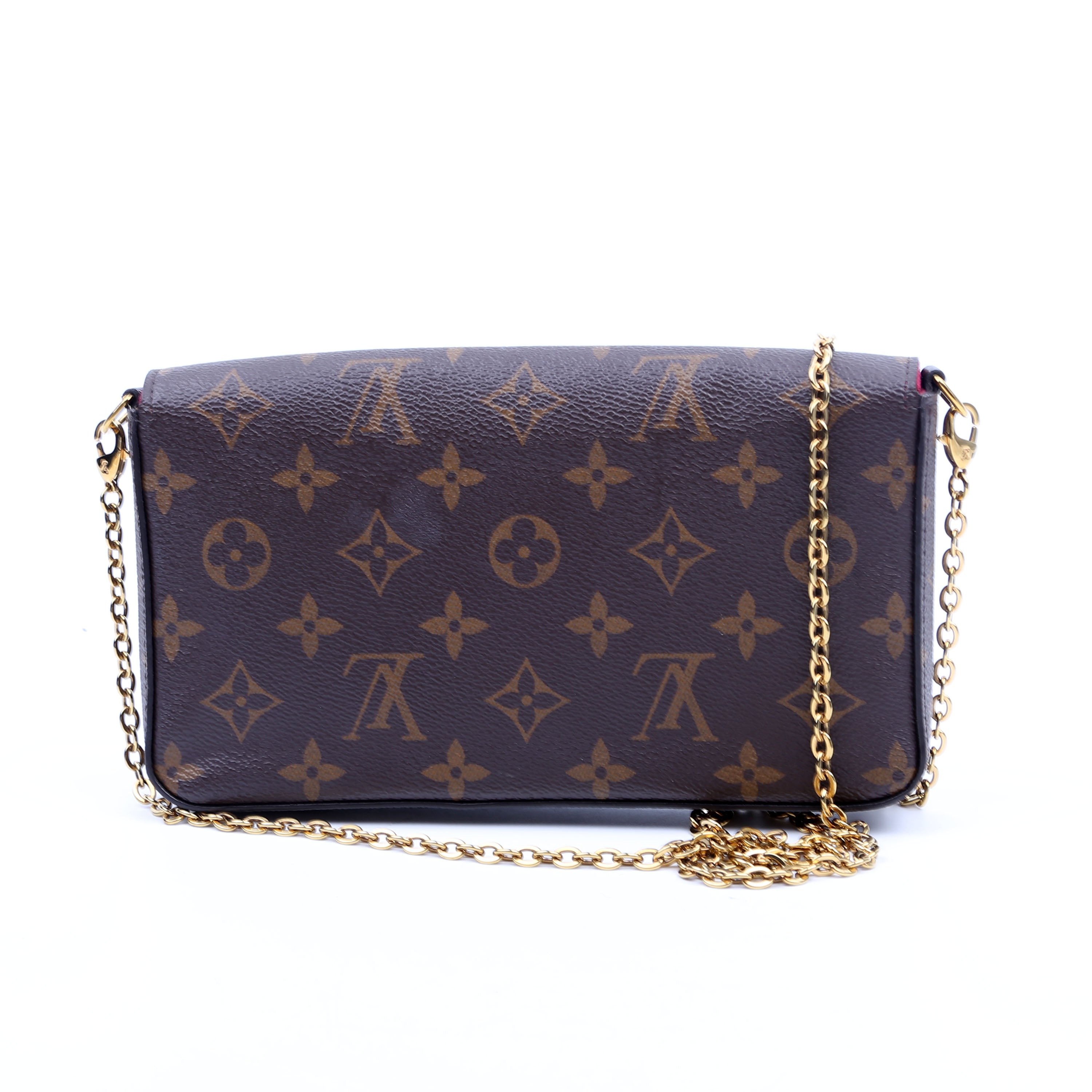 Pochette Felicie Monogram Berry