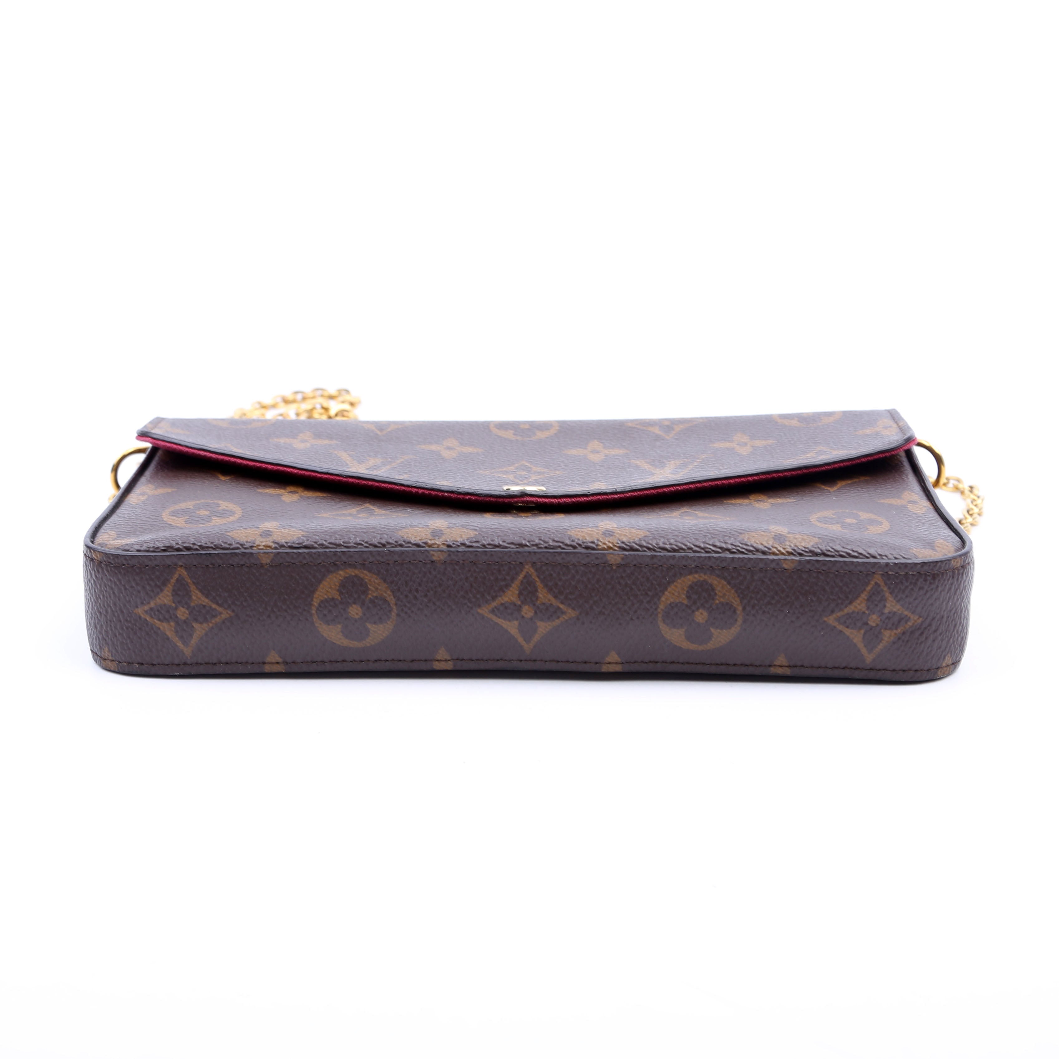 Pochette Felicie Monogram Berry