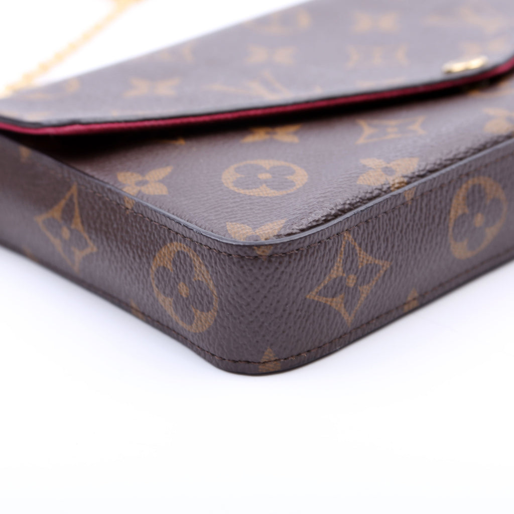 Pochette Felicie Monogram Berry