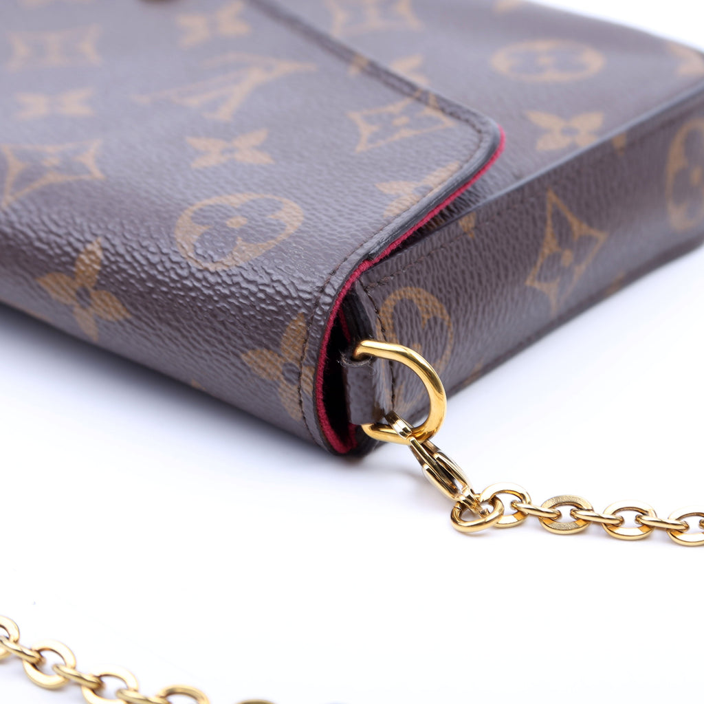 Pochette Felicie Monogram Berry