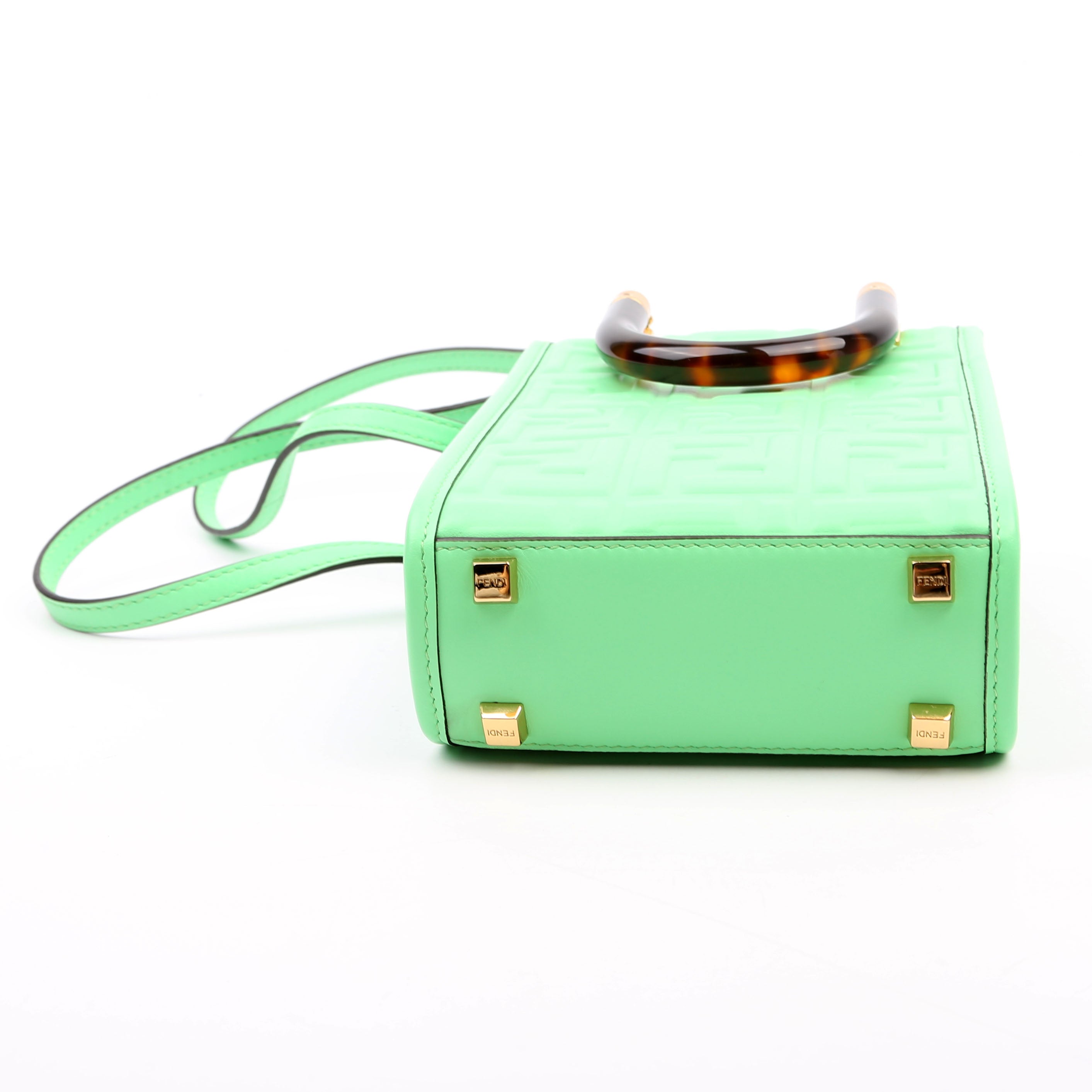 Fendi Mini Sunshine Shopper Green