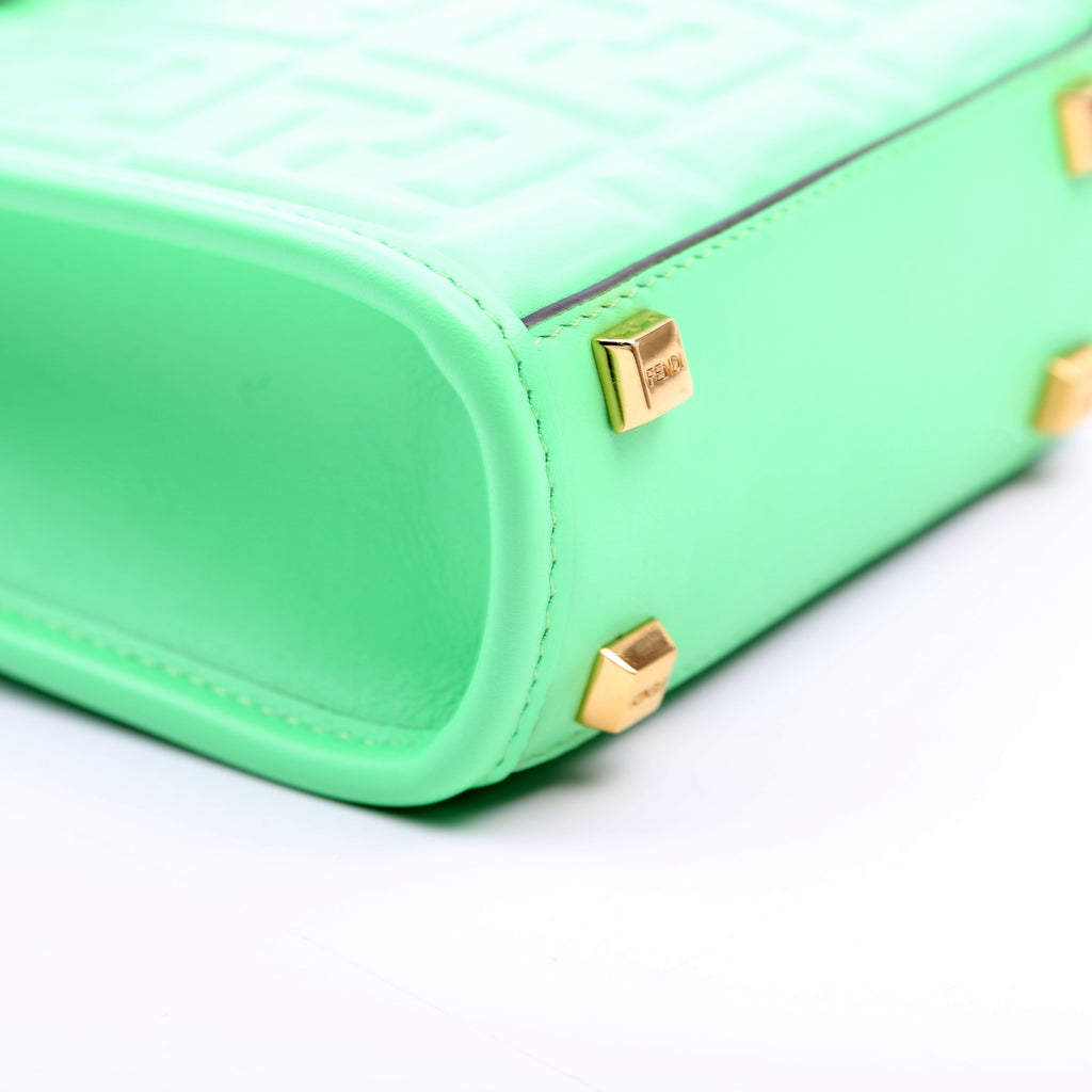 Fendi Mini Sunshine Shopper Green