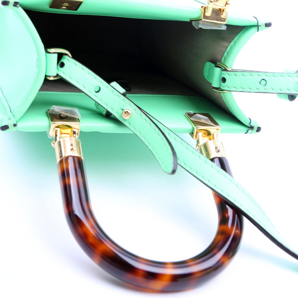 Fendi Mini Sunshine Shopper Green
