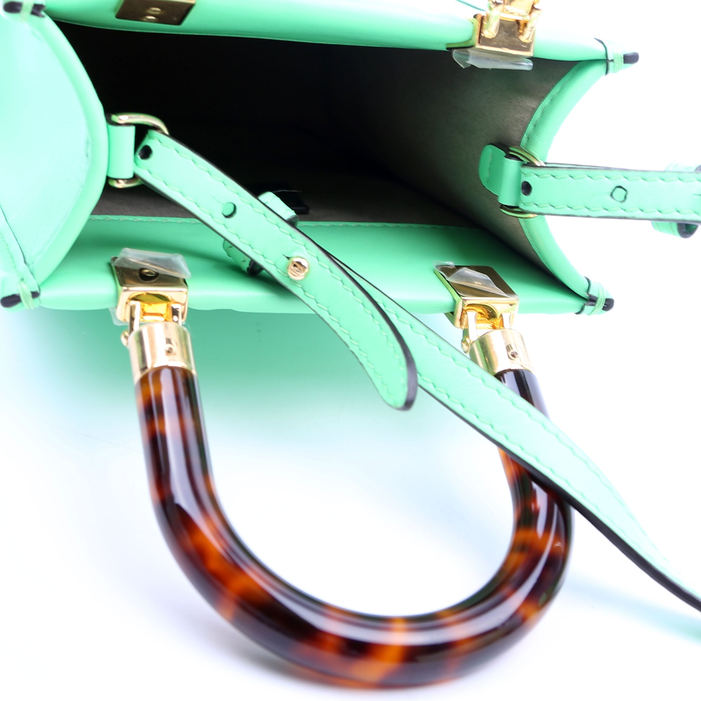 Fendi Mini Sunshine Shopper Green