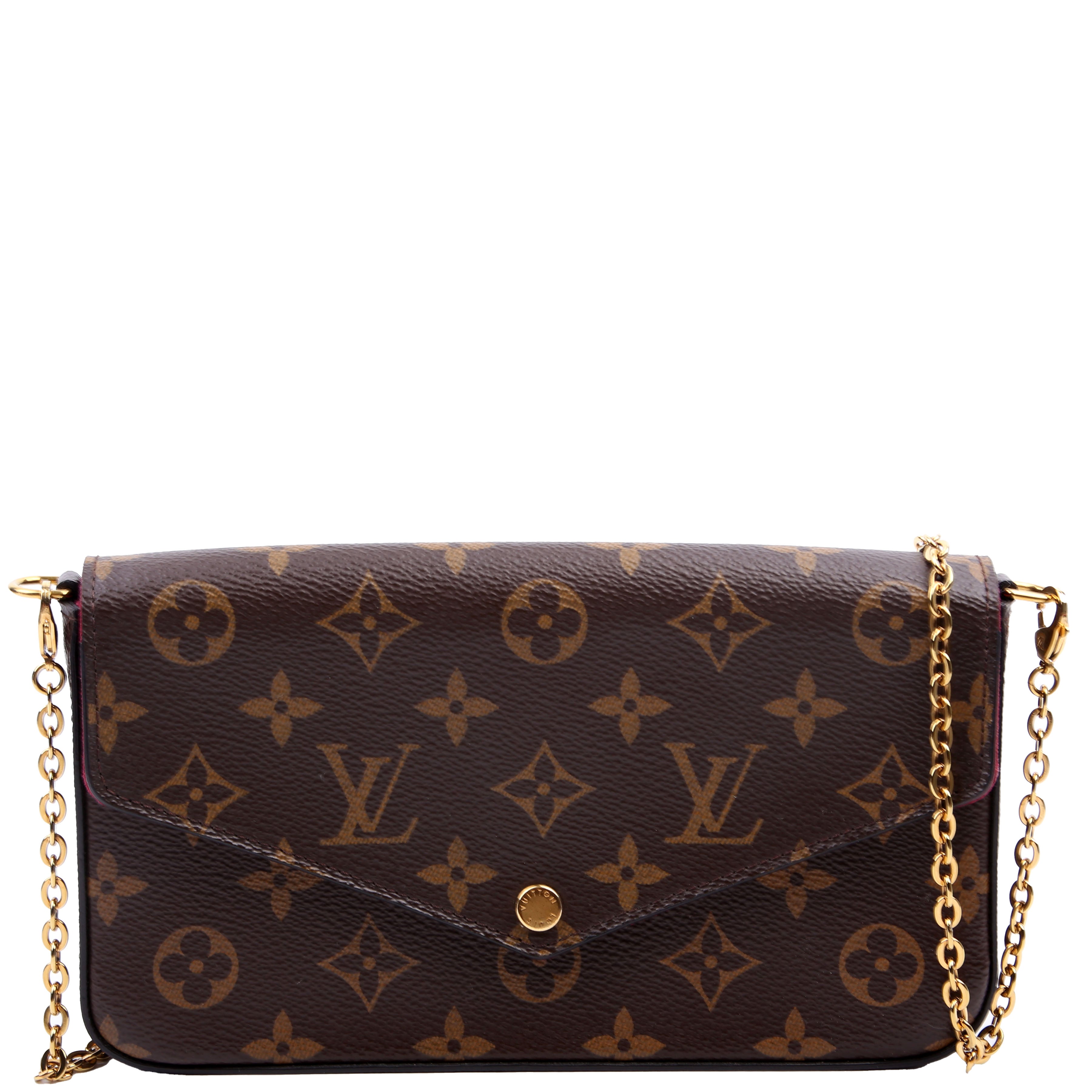 Pochette Felicie Monogram Berry