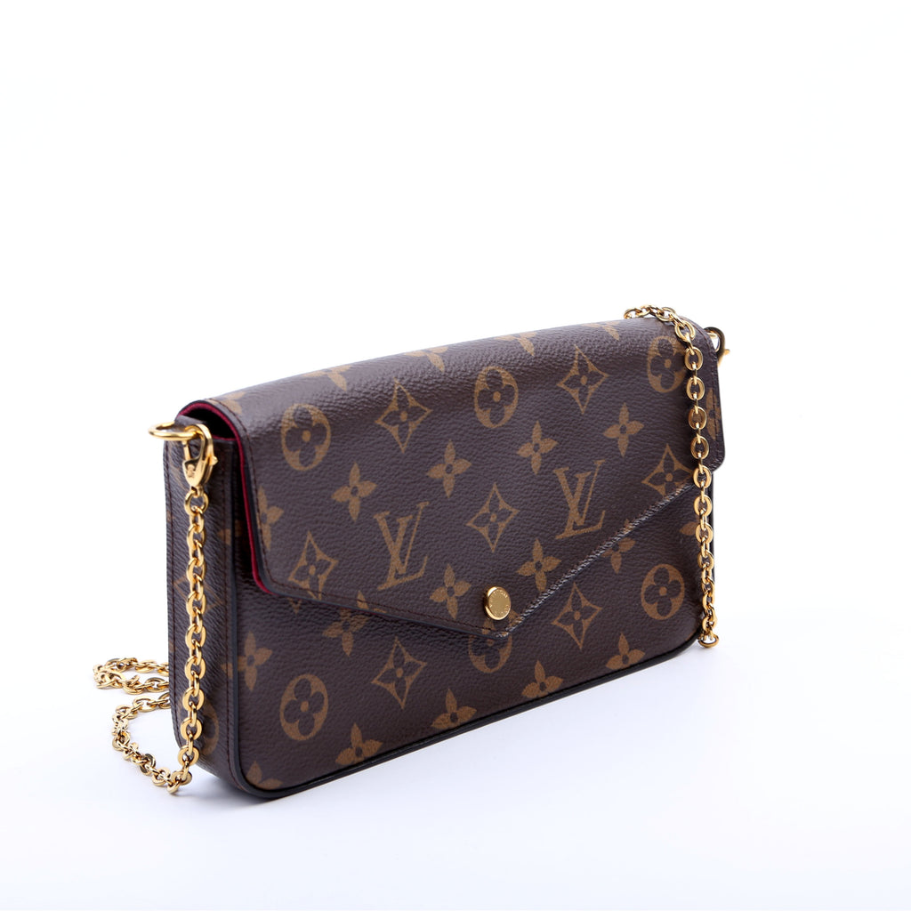 Pochette Felicie Monogram Berry