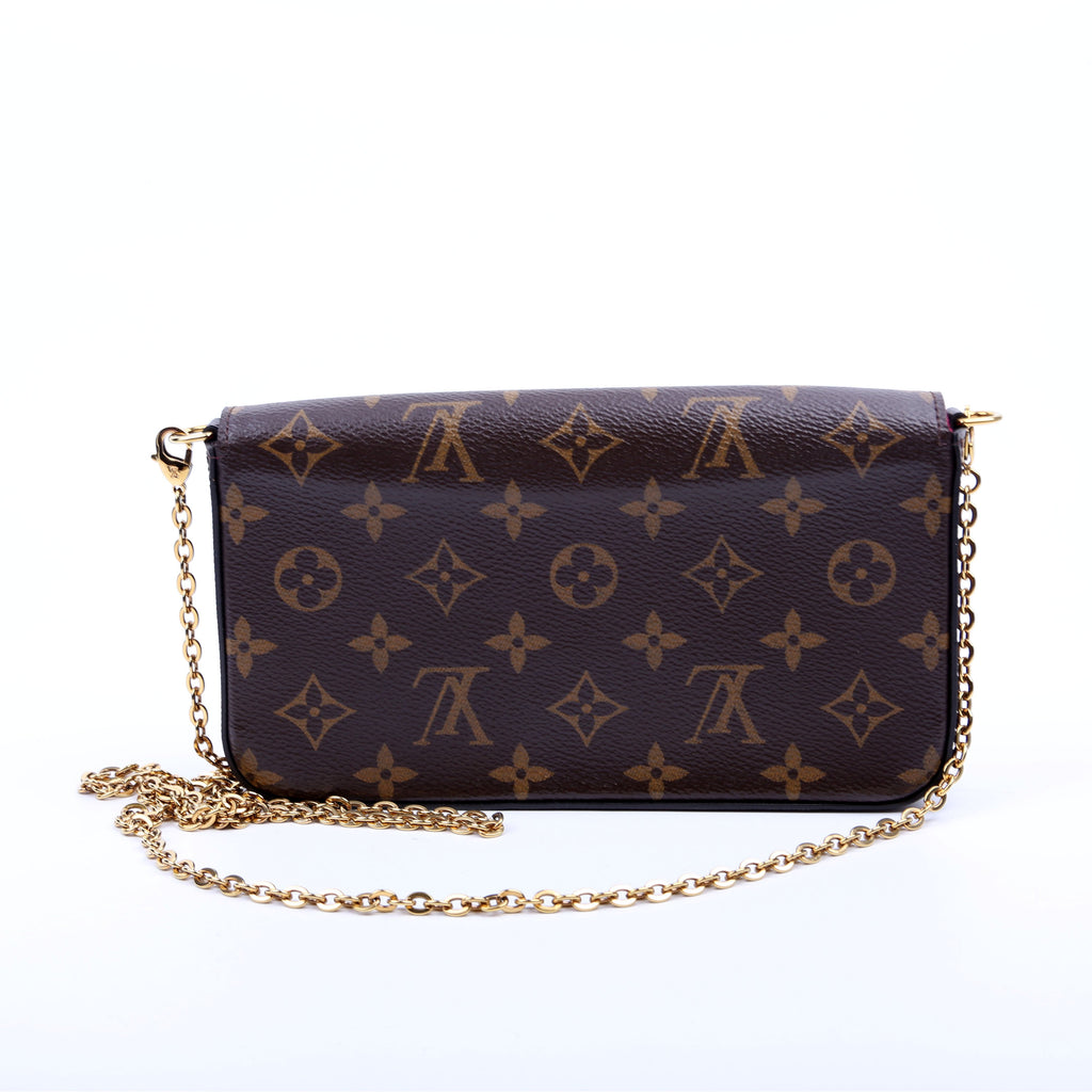 Pochette Felicie Monogram Berry