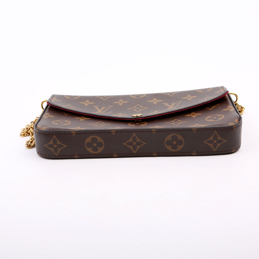 Pochette Felicie Monogram Berry