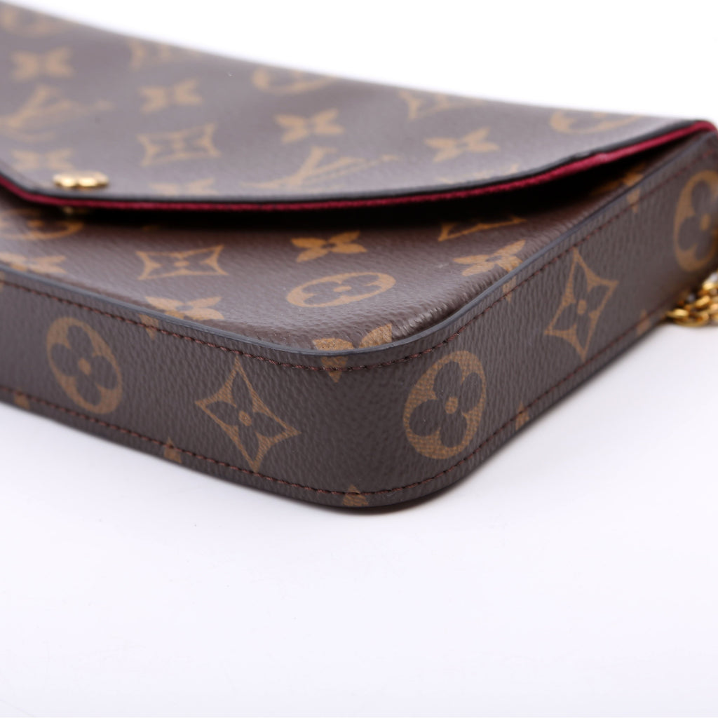 Pochette Felicie Monogram Berry