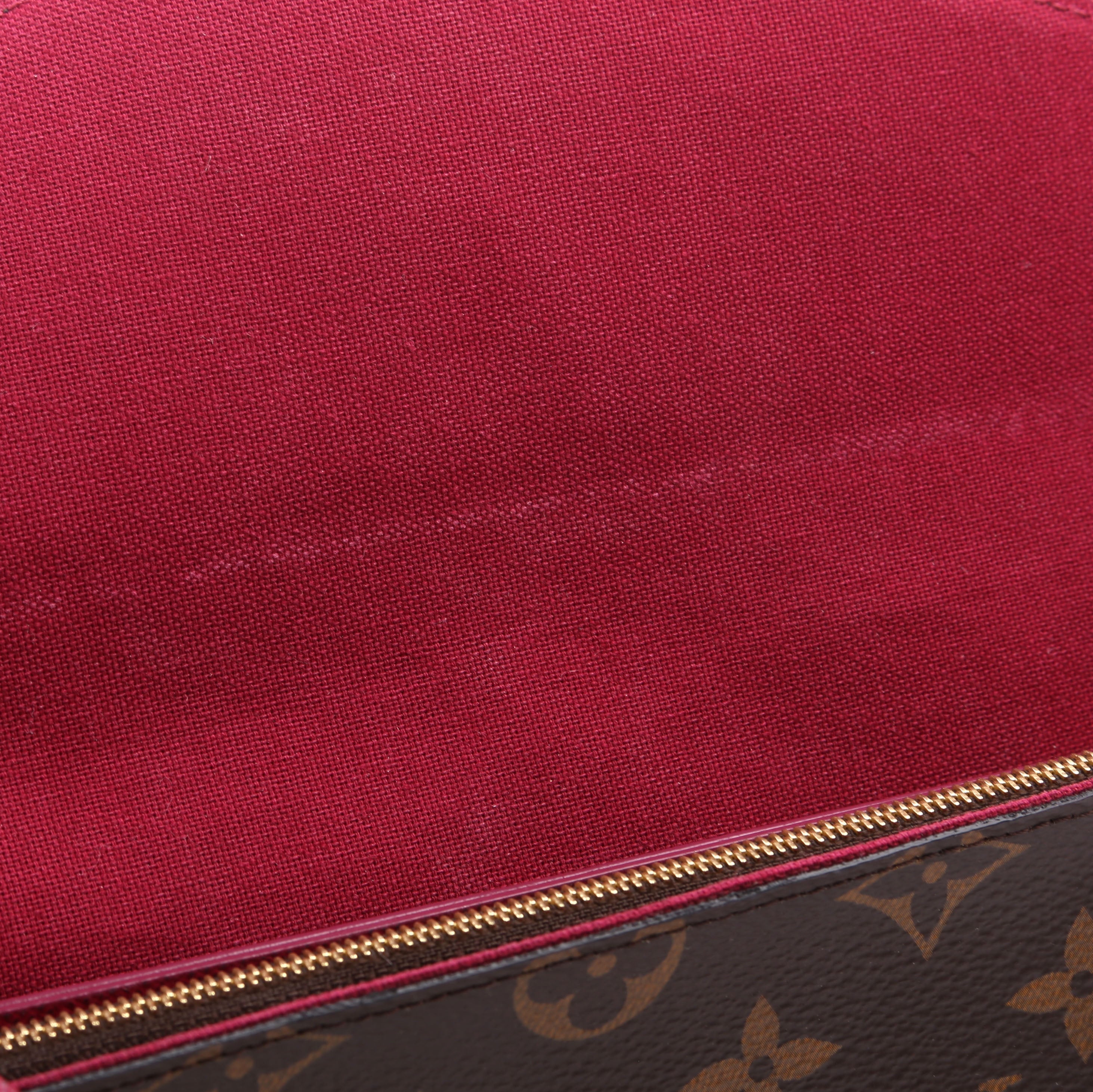 Pochette Felicie Monogram Berry