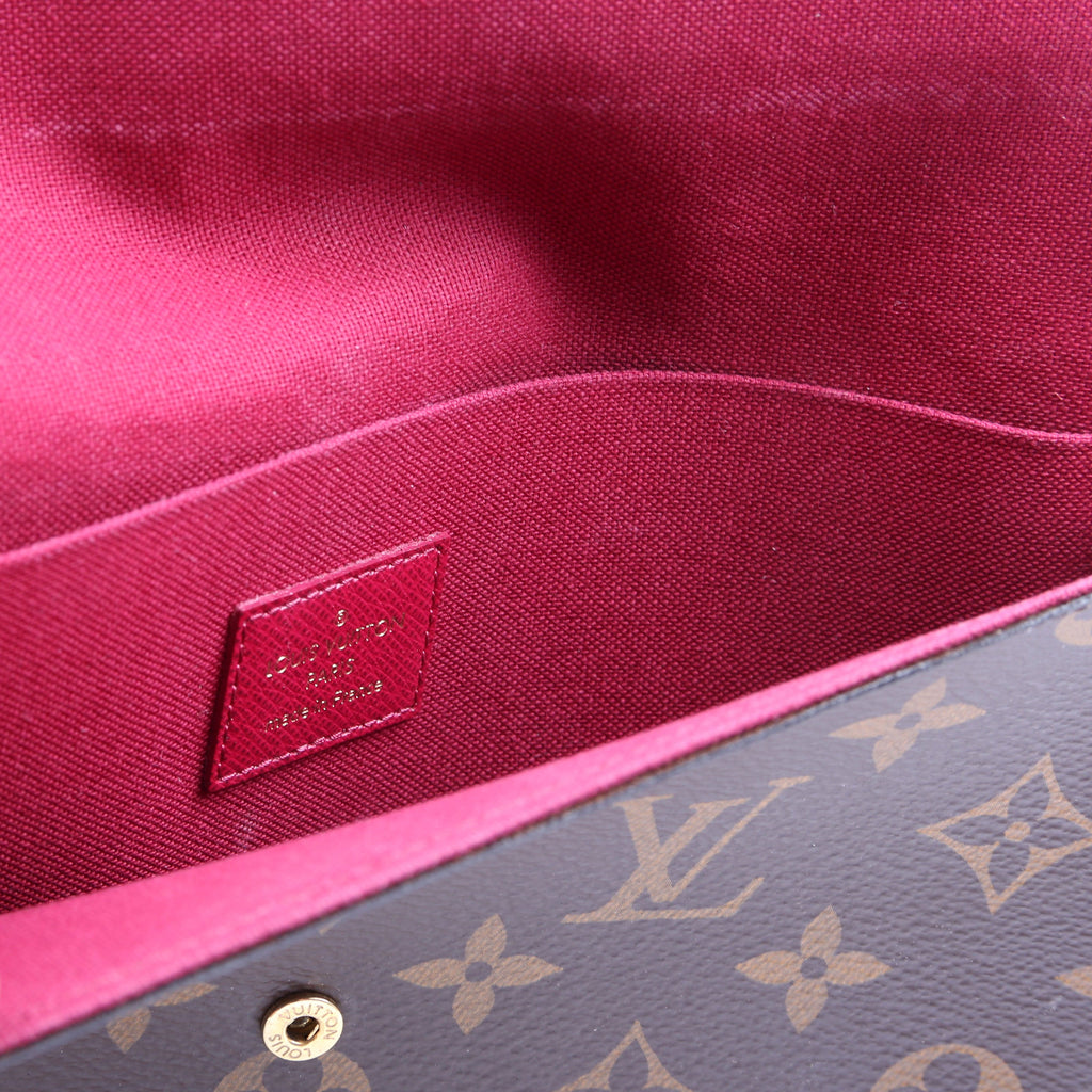 Pochette Felicie Monogram Berry