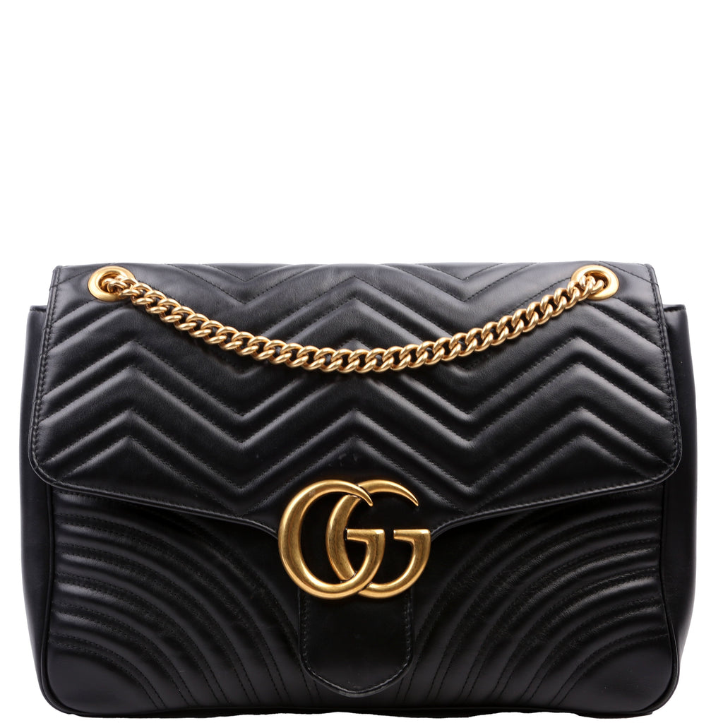Gucci 498090 Marmont Large Black