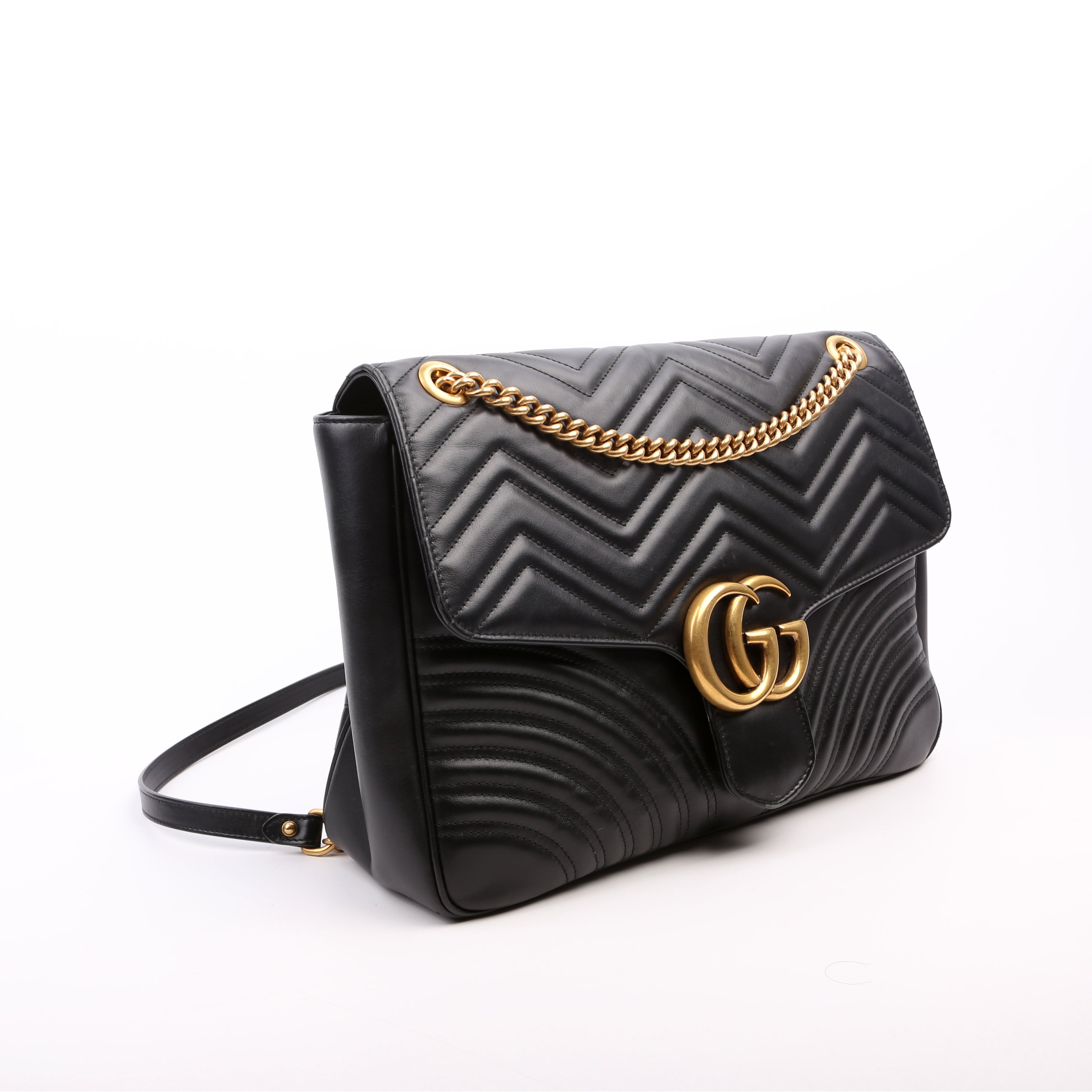 Gucci 498090 Marmont Large Black