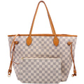 Neverfull With Wallet MM Damier Azur