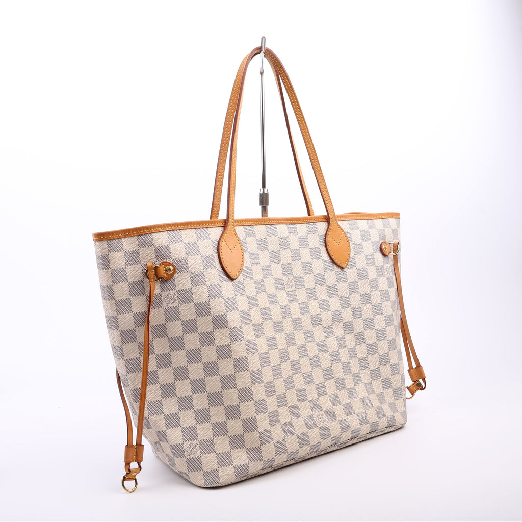 Neverfull With Wallet MM Damier Azur