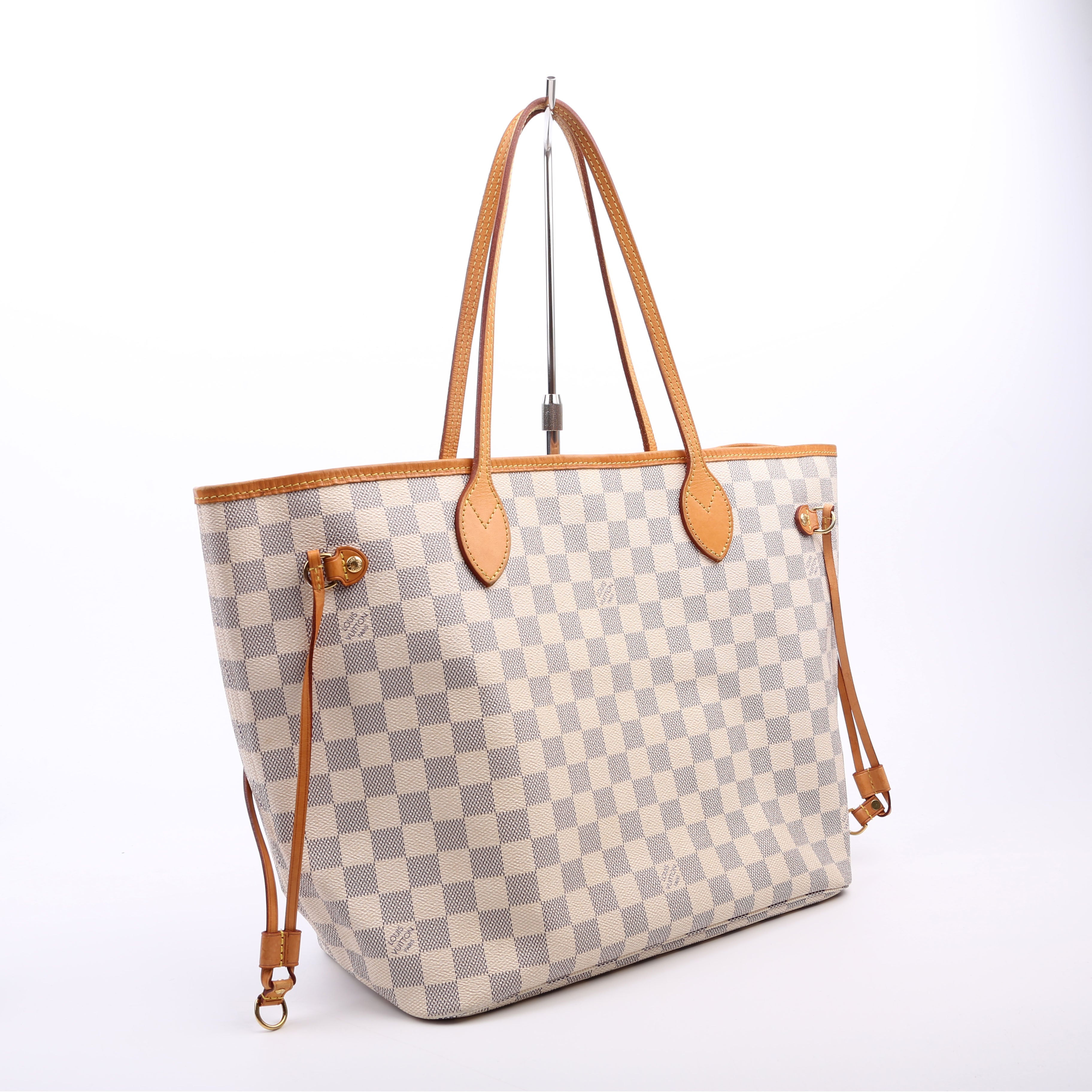 Neverfull With Wallet MM Damier Azur