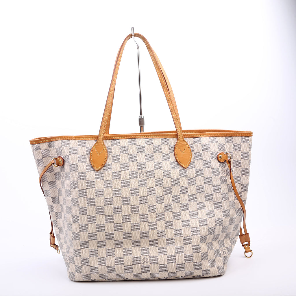 Neverfull With Wallet MM Damier Azur
