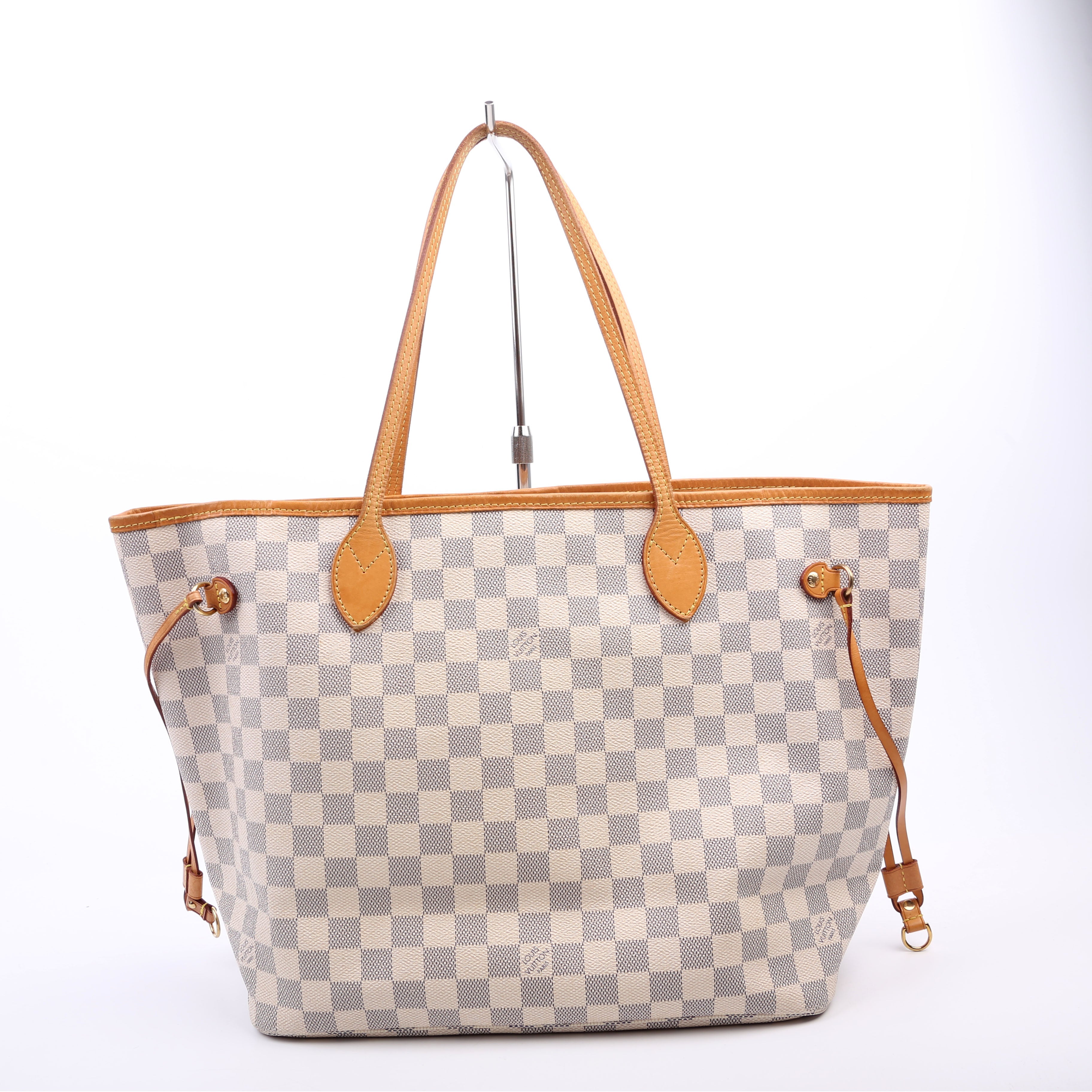 Neverfull With Wallet MM Damier Azur