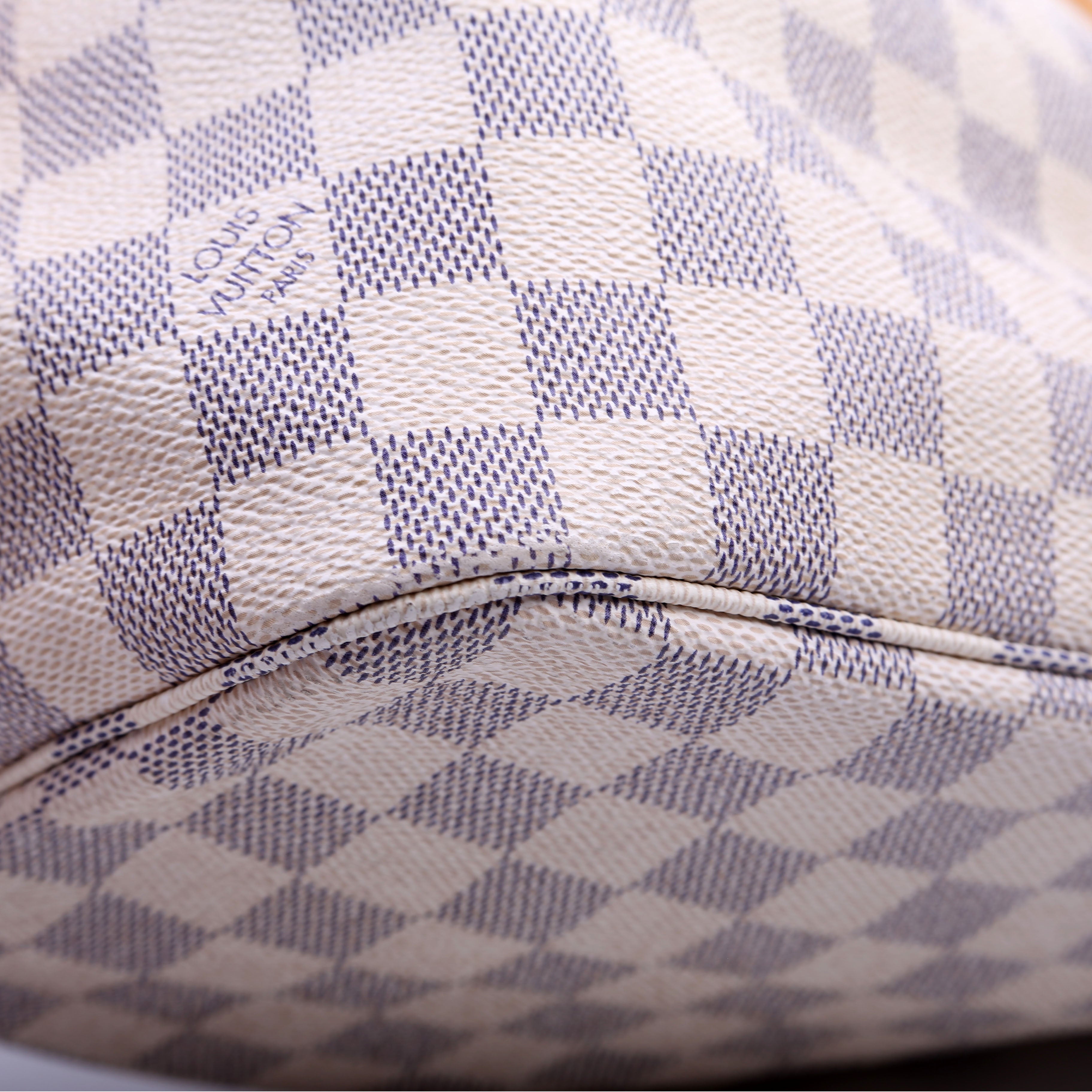Neverfull With Wallet MM Damier Azur