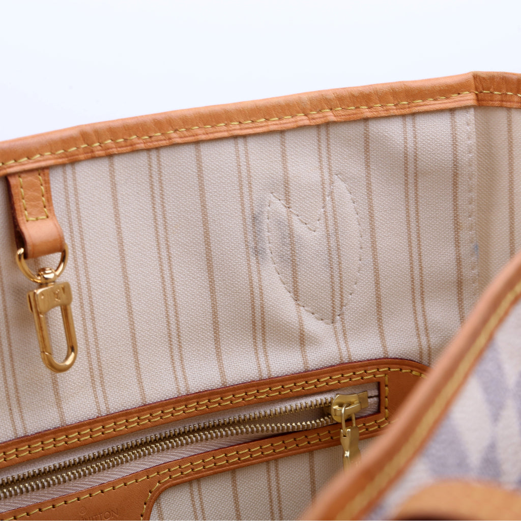 Neverfull With Wallet MM Damier Azur