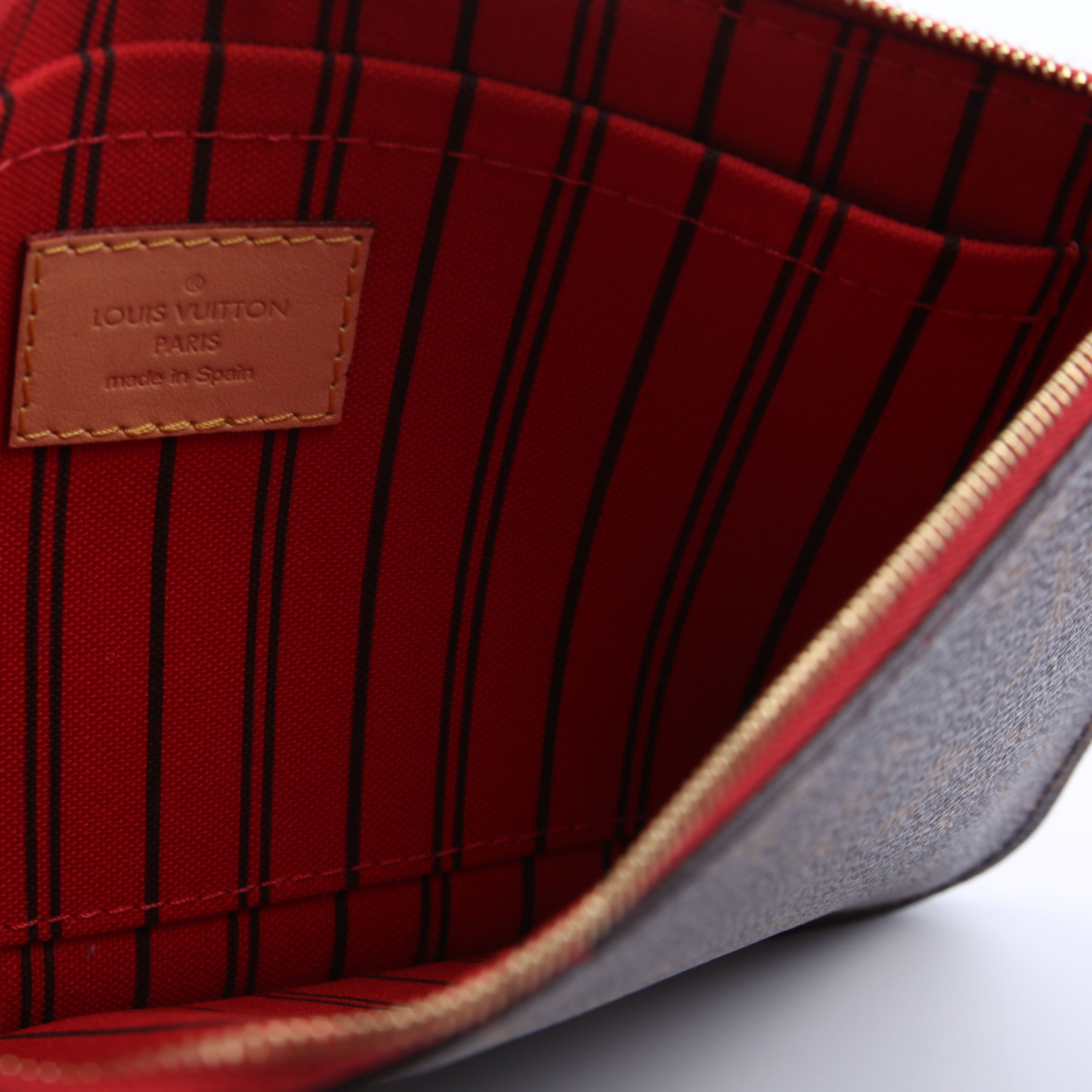 Pochette Only Neverfull Monogram Red