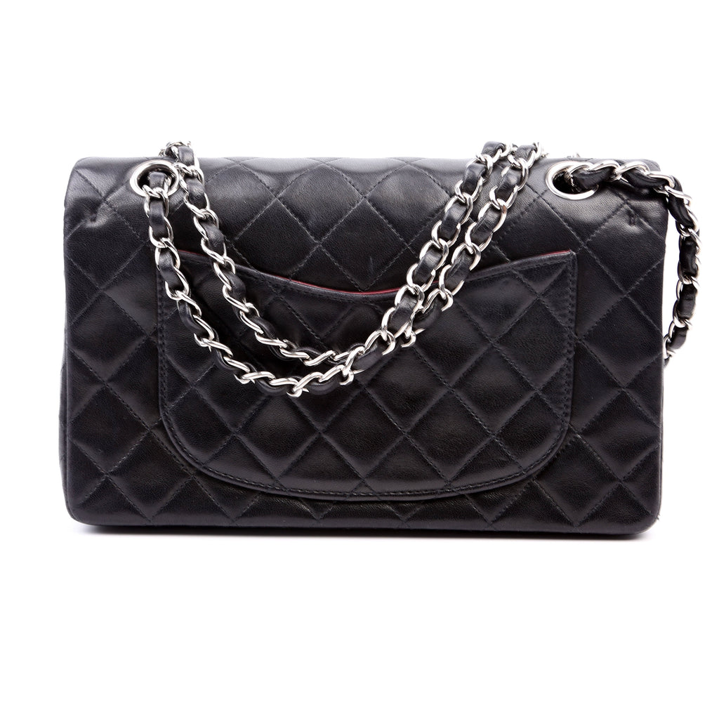 Classic Flap Small Lambskin 00-0M Black