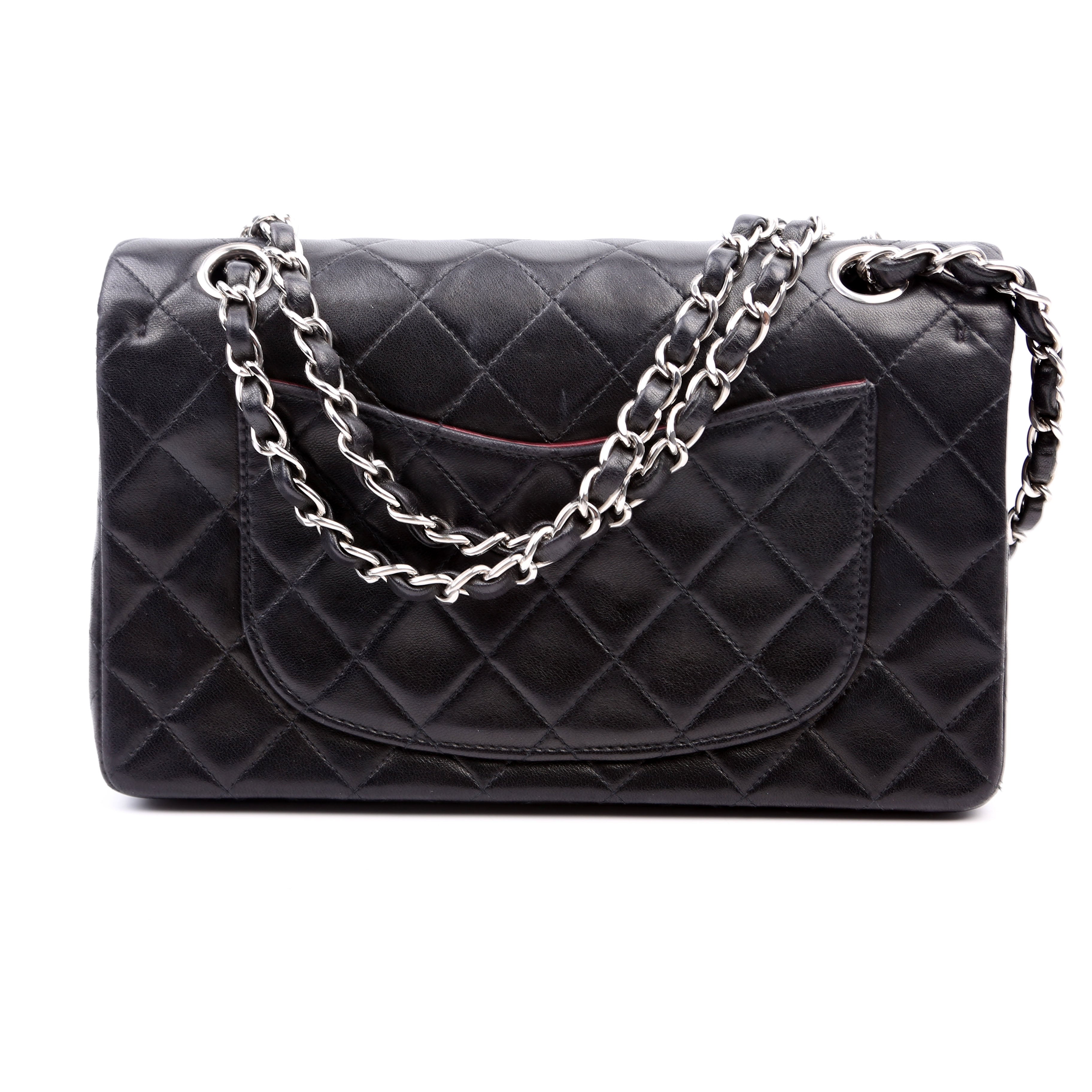 Classic Flap Small Lambskin 00-0M Black