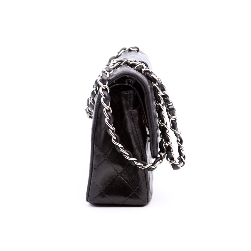 Classic Flap Small Lambskin 00-0M Black