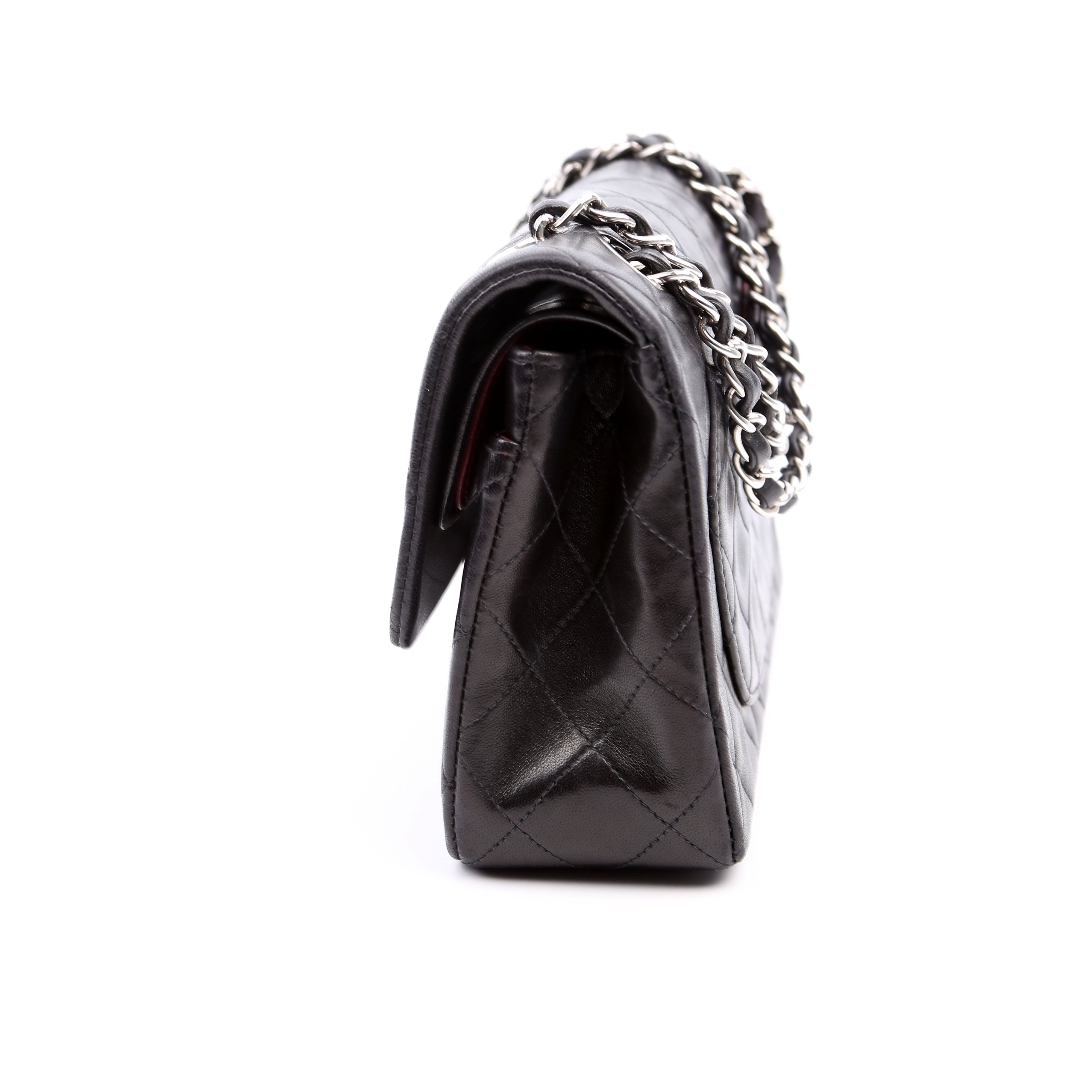 Classic Flap Small Lambskin 00-0M Black
