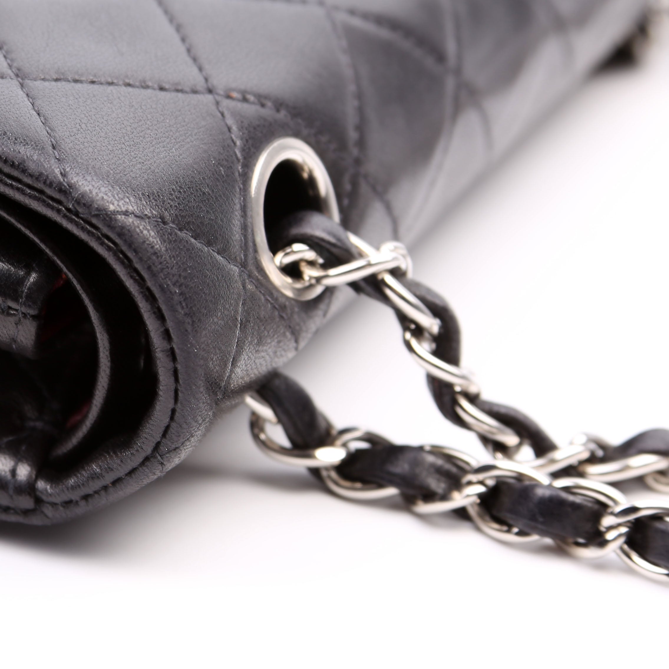 Classic Flap Small Lambskin 00-0M Black