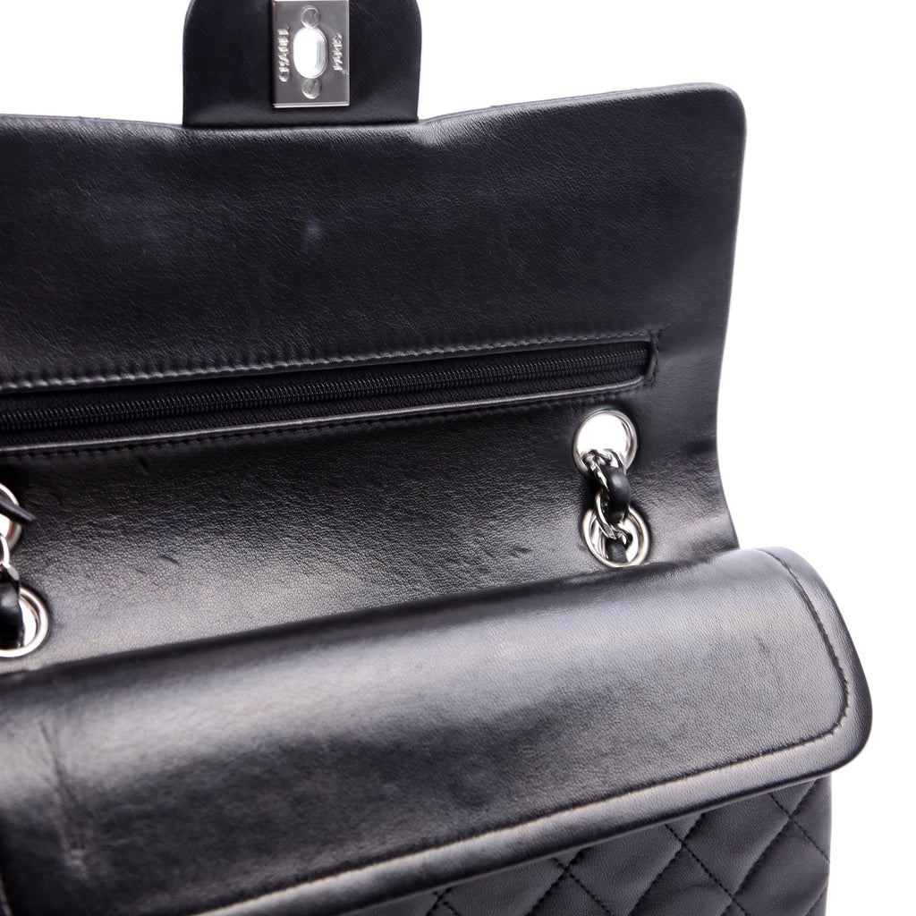 Classic Flap Small Lambskin 00-0M Black