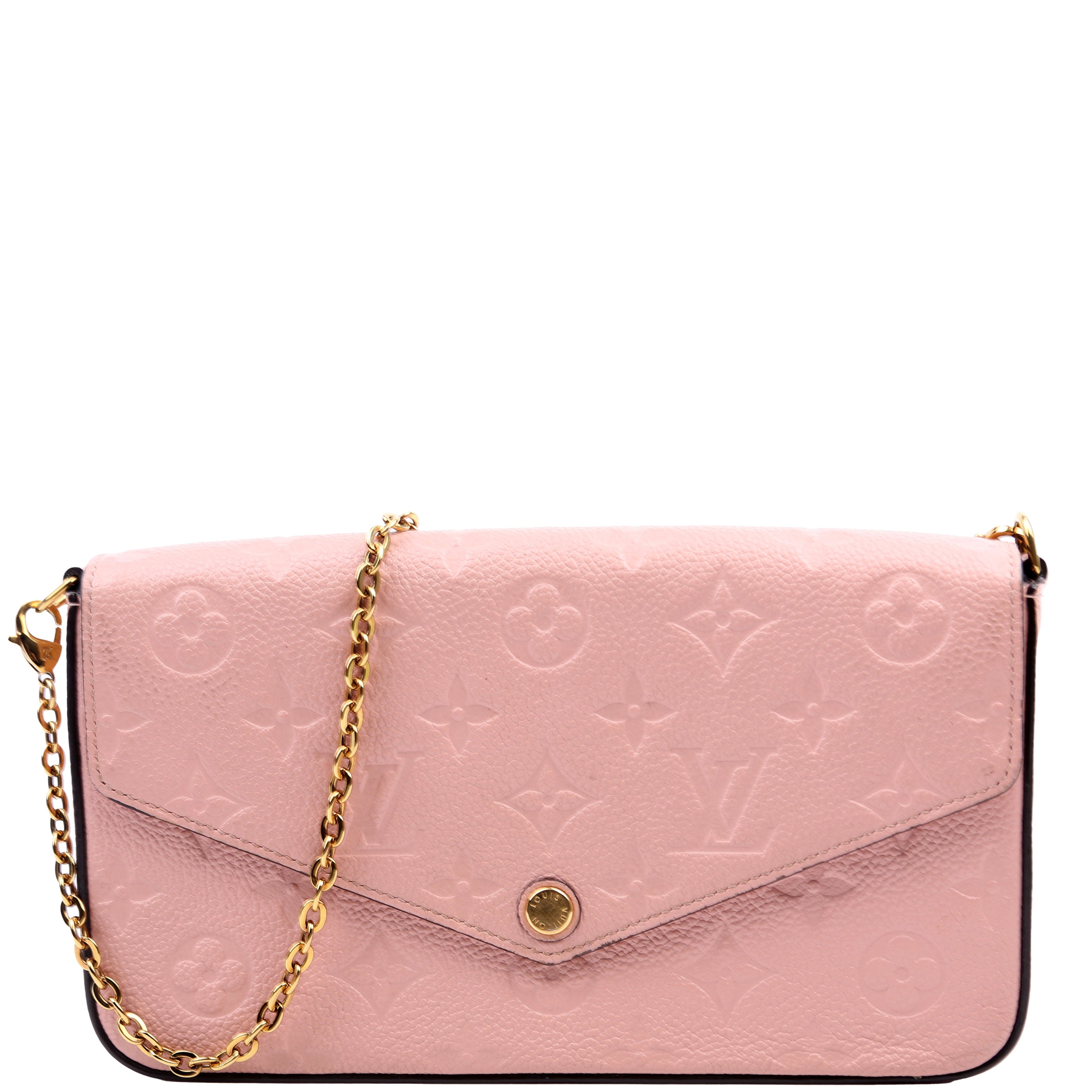 Pochette Felicie Empreinte Pink