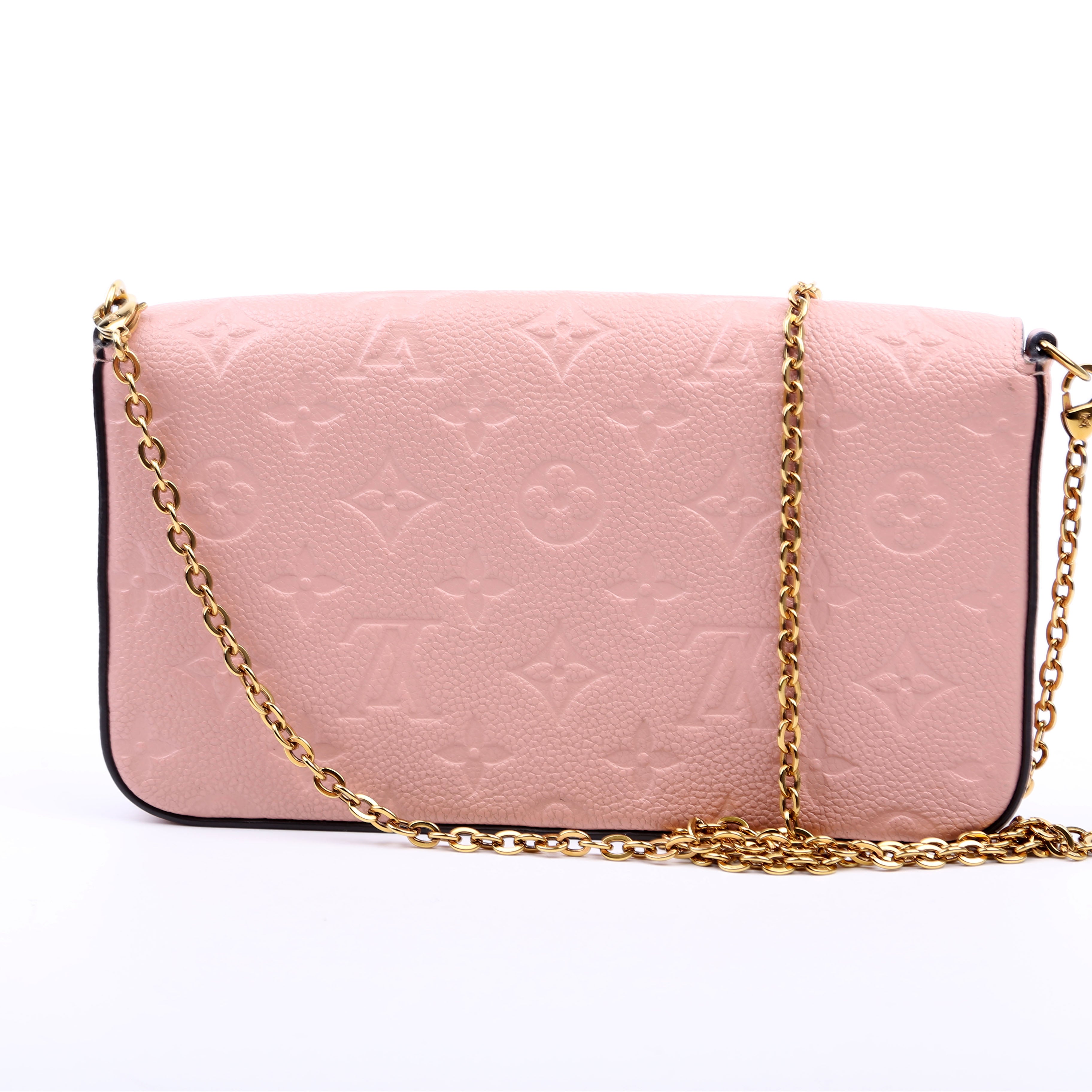 Pochette Felicie Empreinte Pink