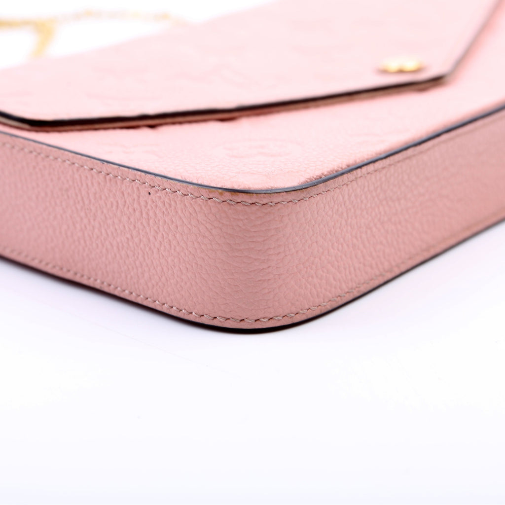 Pochette Felicie Empreinte Pink