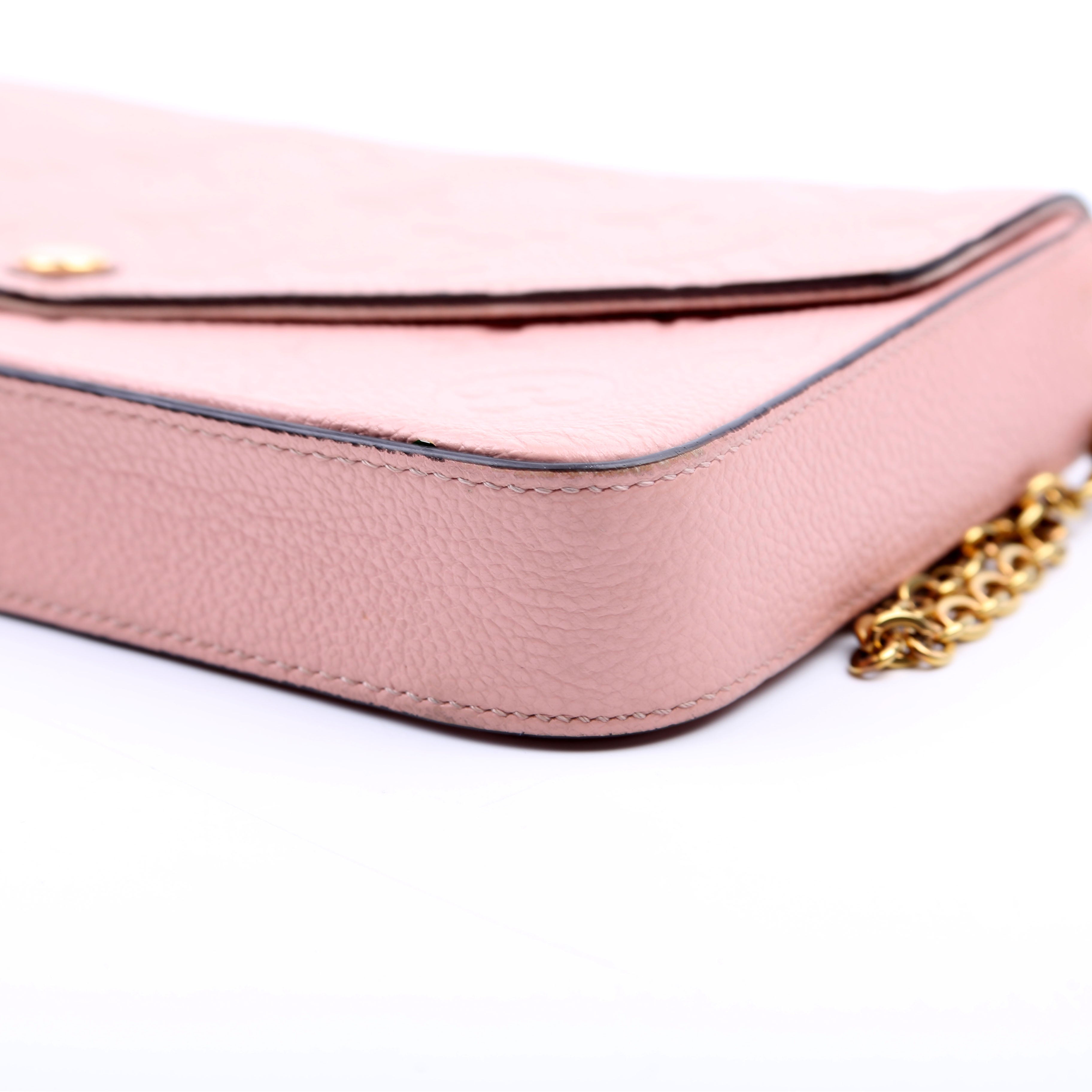 Pochette Felicie Empreinte Pink