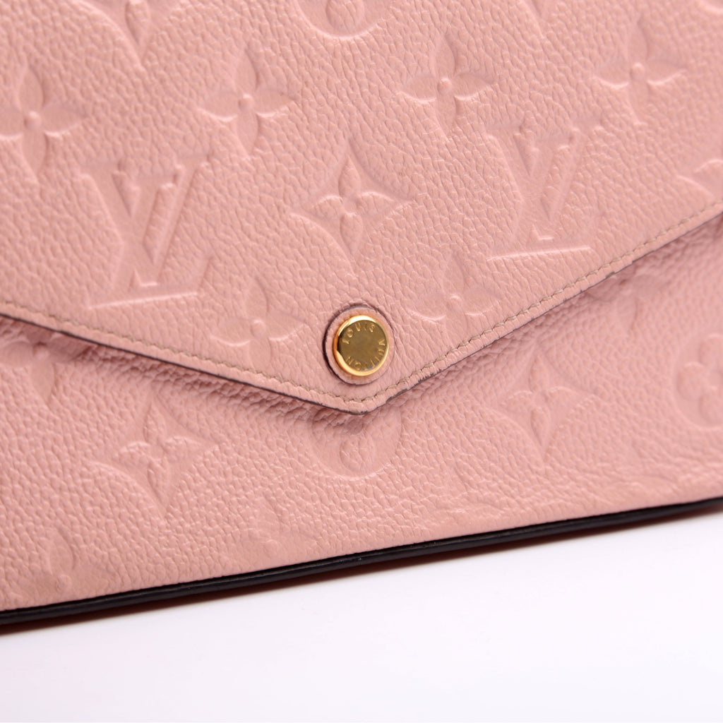 Pochette Felicie Empreinte Pink