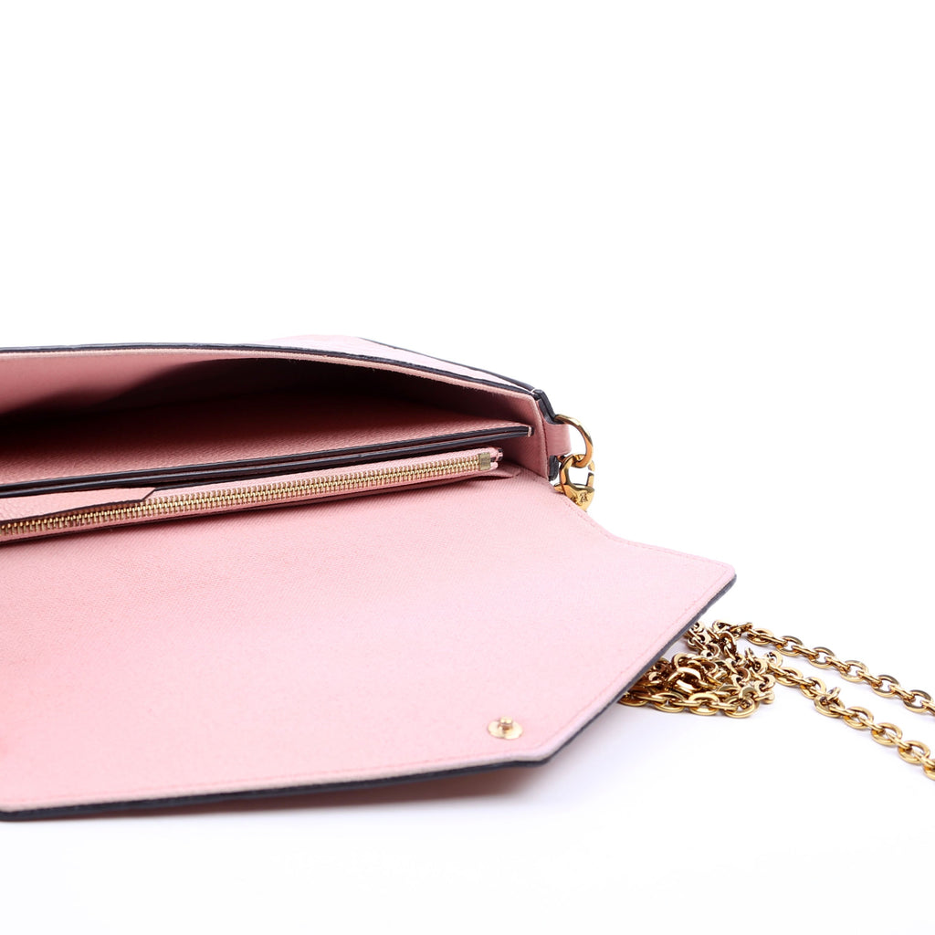 Pochette Felicie Empreinte Pink