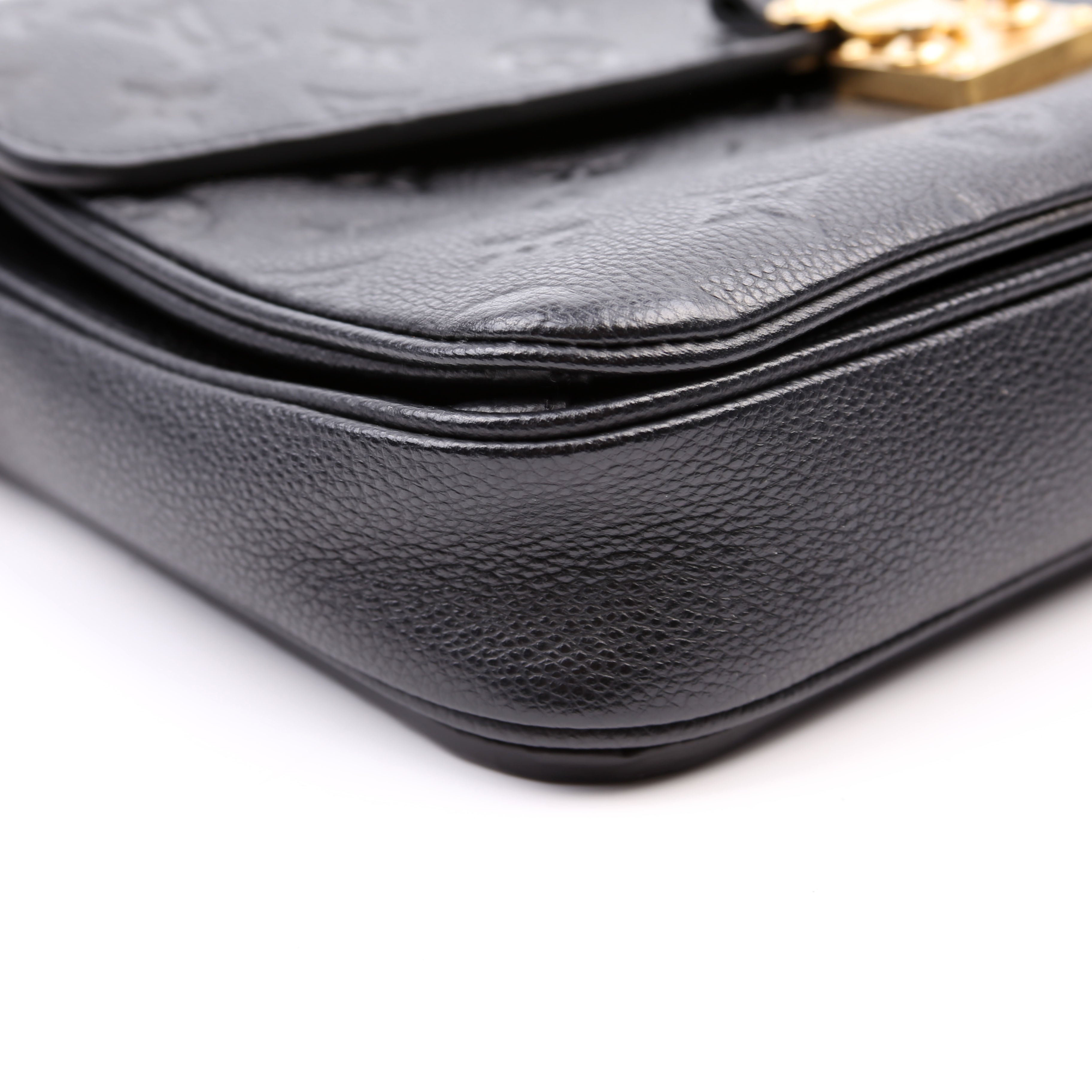 Pochette Metis Empreinte Black