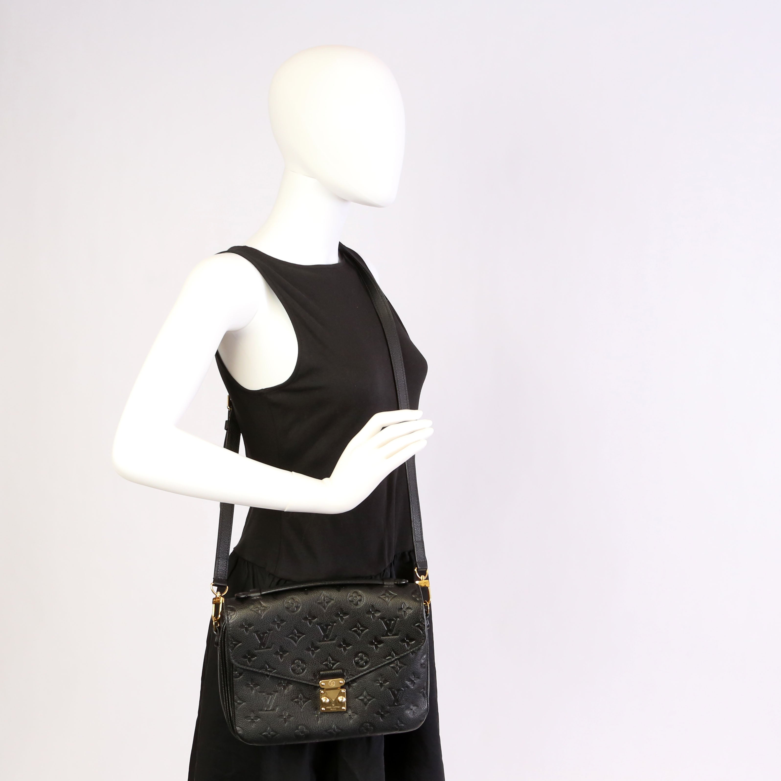 Pochette Metis Empreinte Black