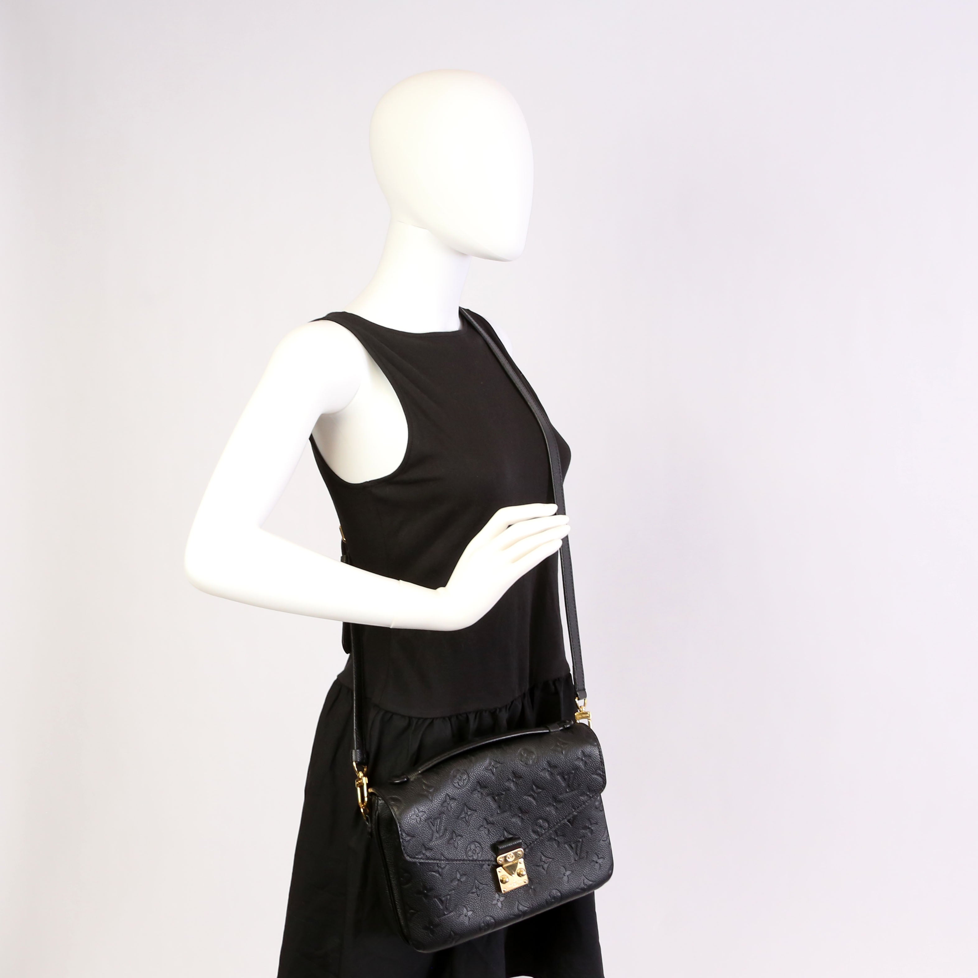 Pochette Metis Empreinte Black