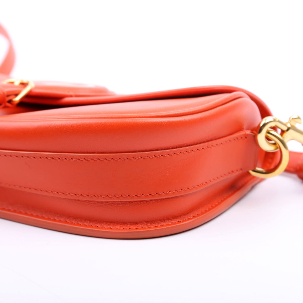 Bobby Bag East- West Box Calfskin Orange
