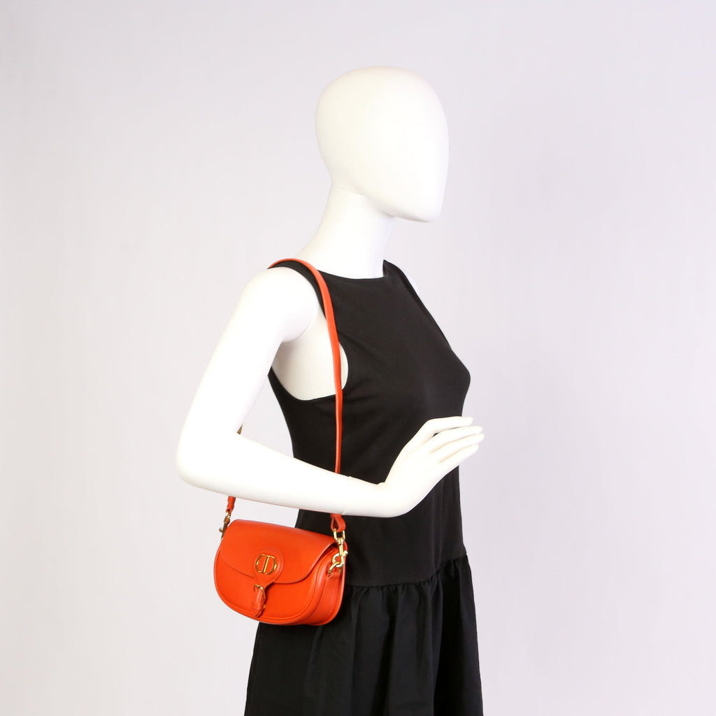 Bobby Bag East- West Box Calfskin Orange