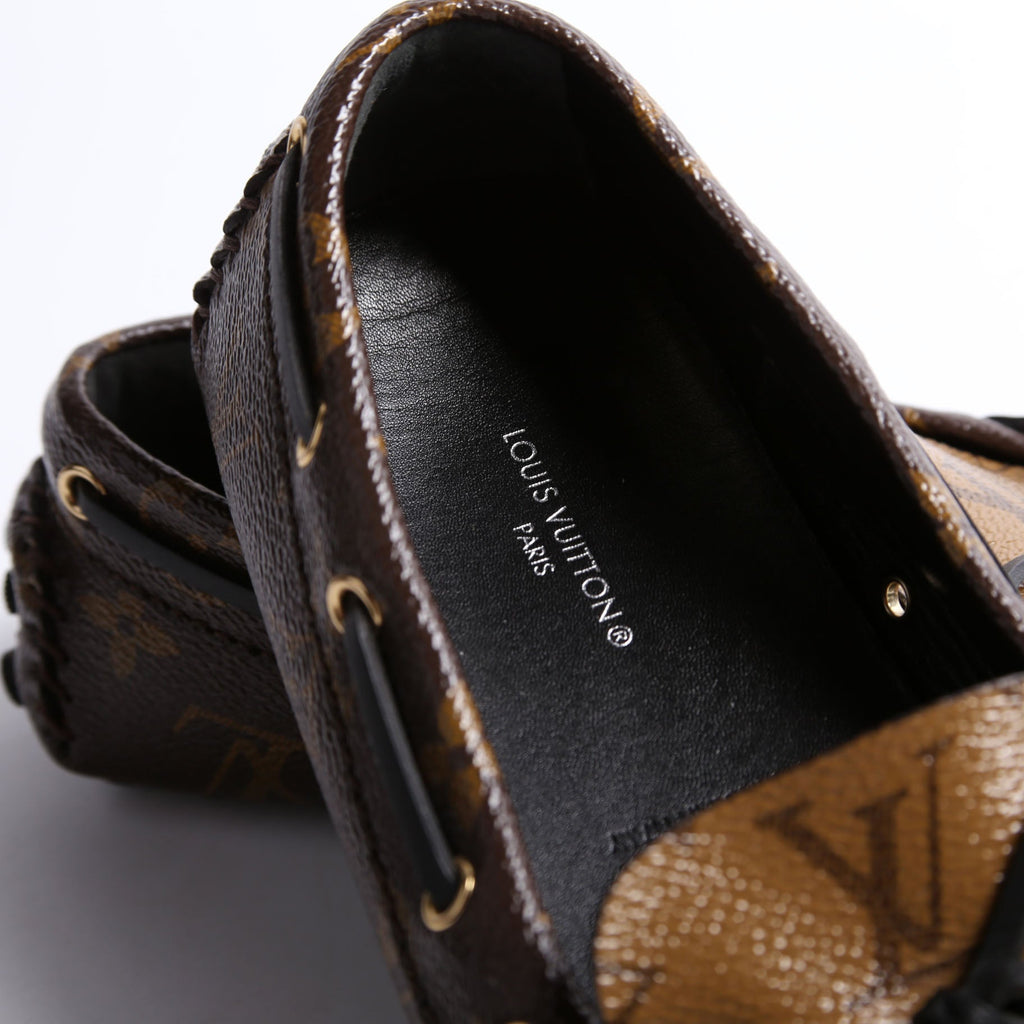Gloria Loafers Reverse Monogram Size 35.5