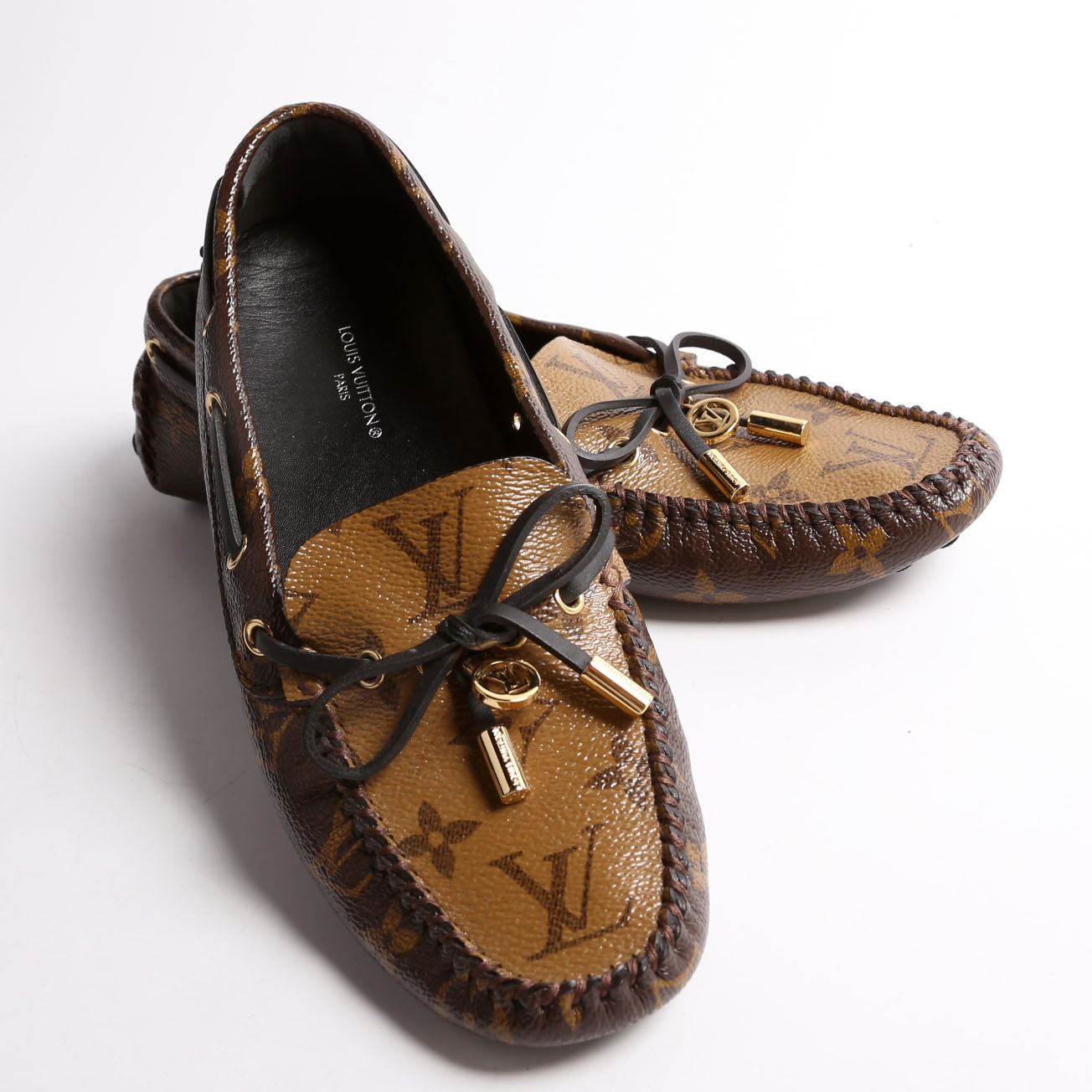 Gloria Loafers Reverse Monogram Size 35.5